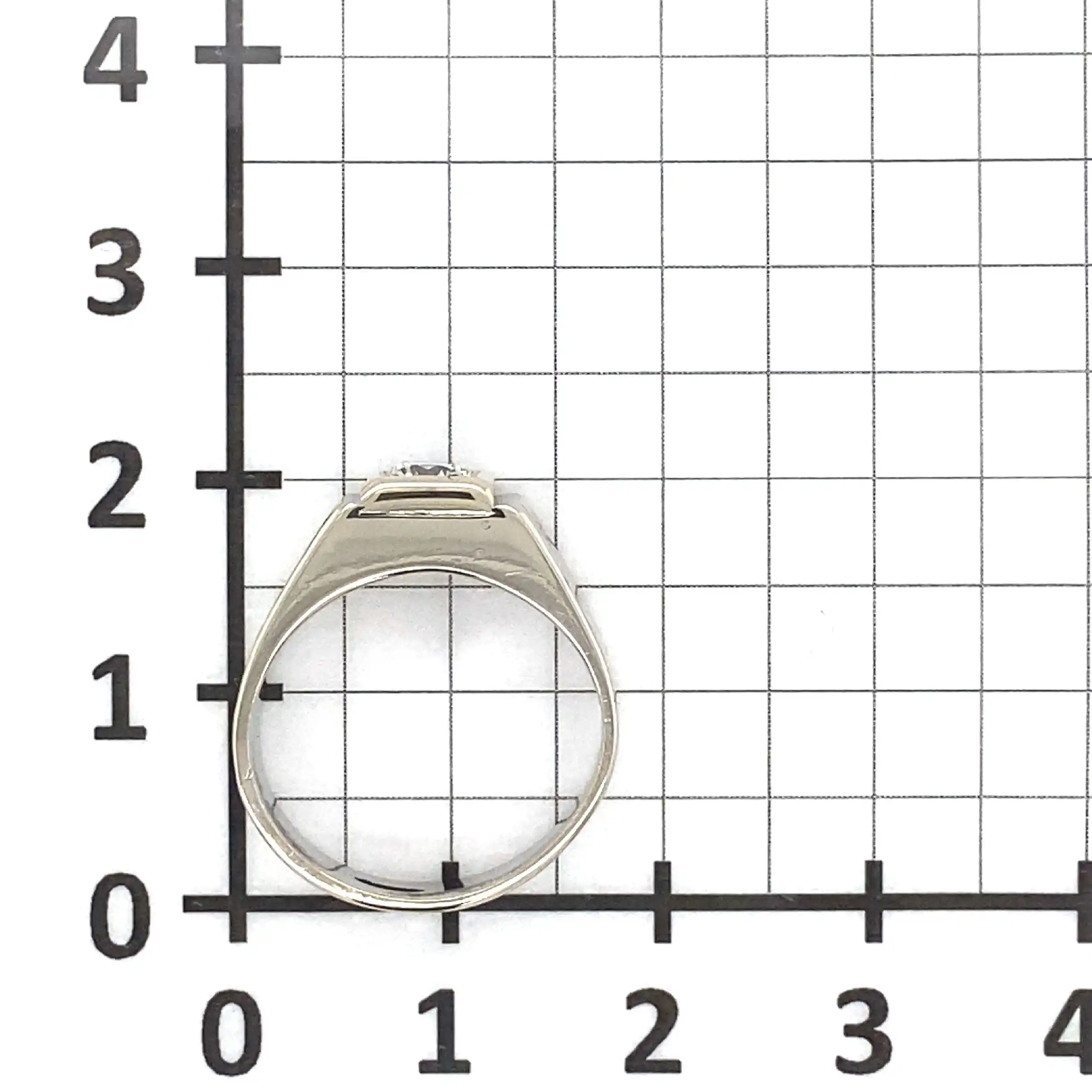 Ring Weißgold mit Brillant Ring Weißgold mit Brillant