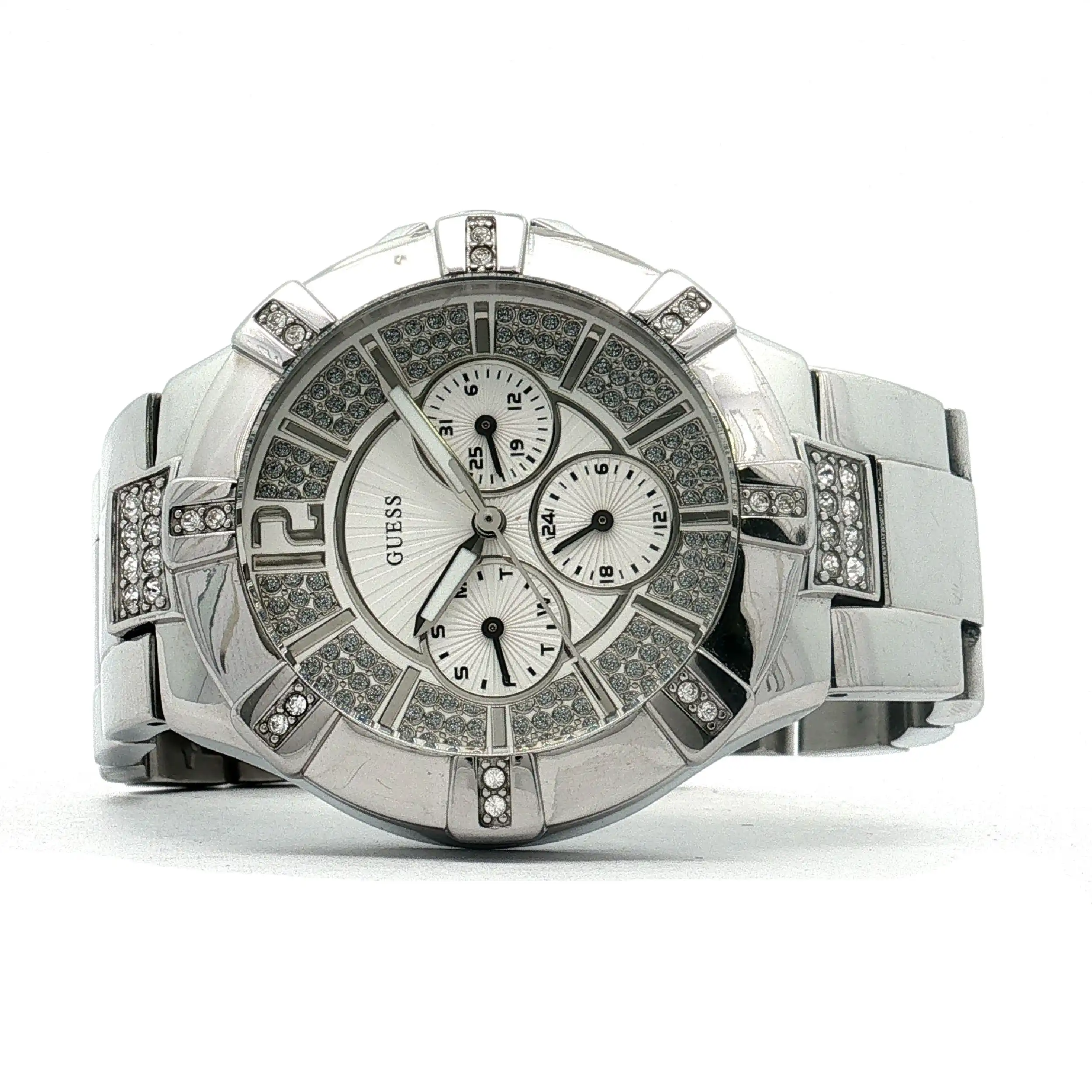 Damenuhr Guess Vista Quarz W12080L1 mit Ersatzgliedern Damenuhr Guess Vista Quarz W12080L1 mit Ersatzgliedern