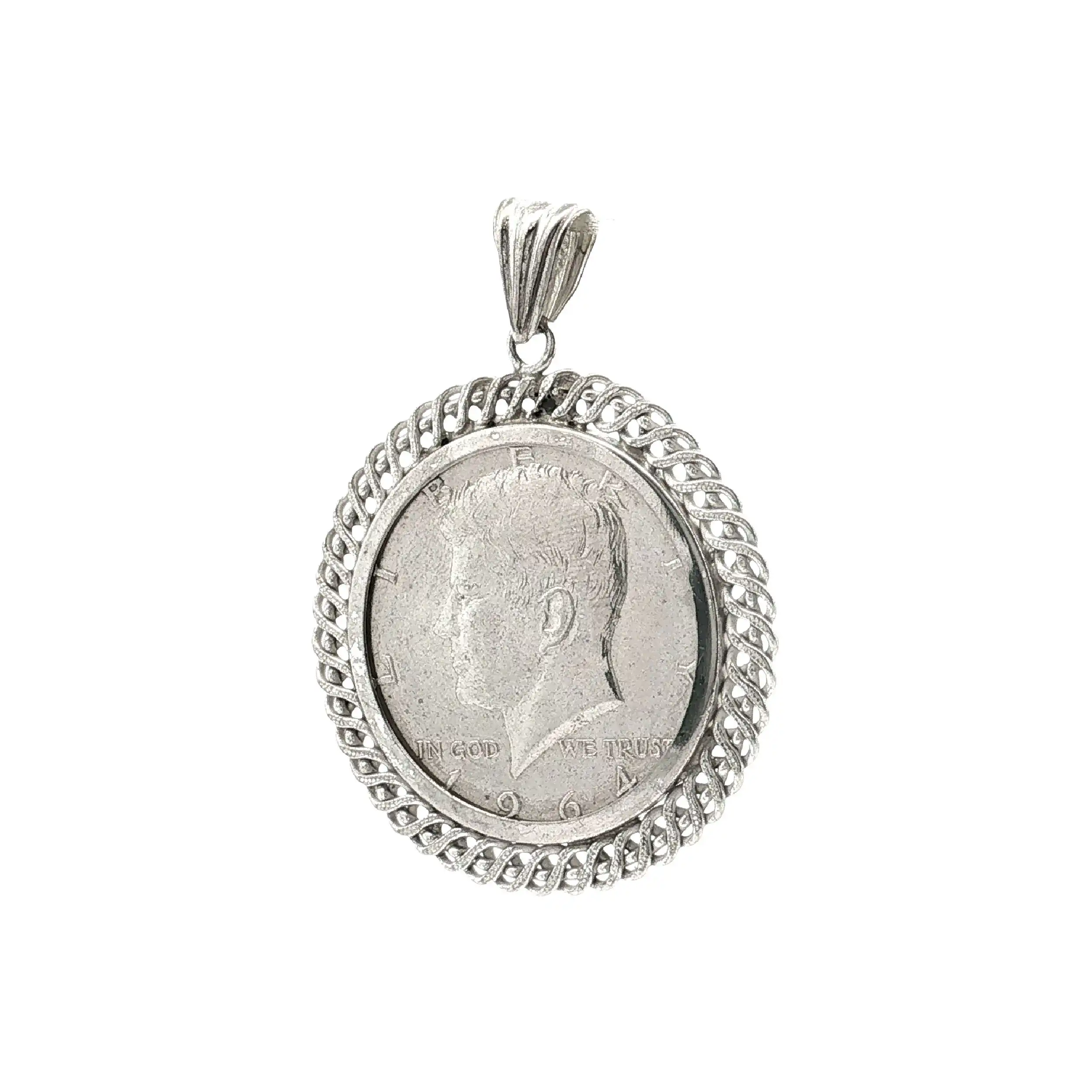 Anhänger Münze Half Dollar Liberty Anhänger Münze Half Dollar Liberty