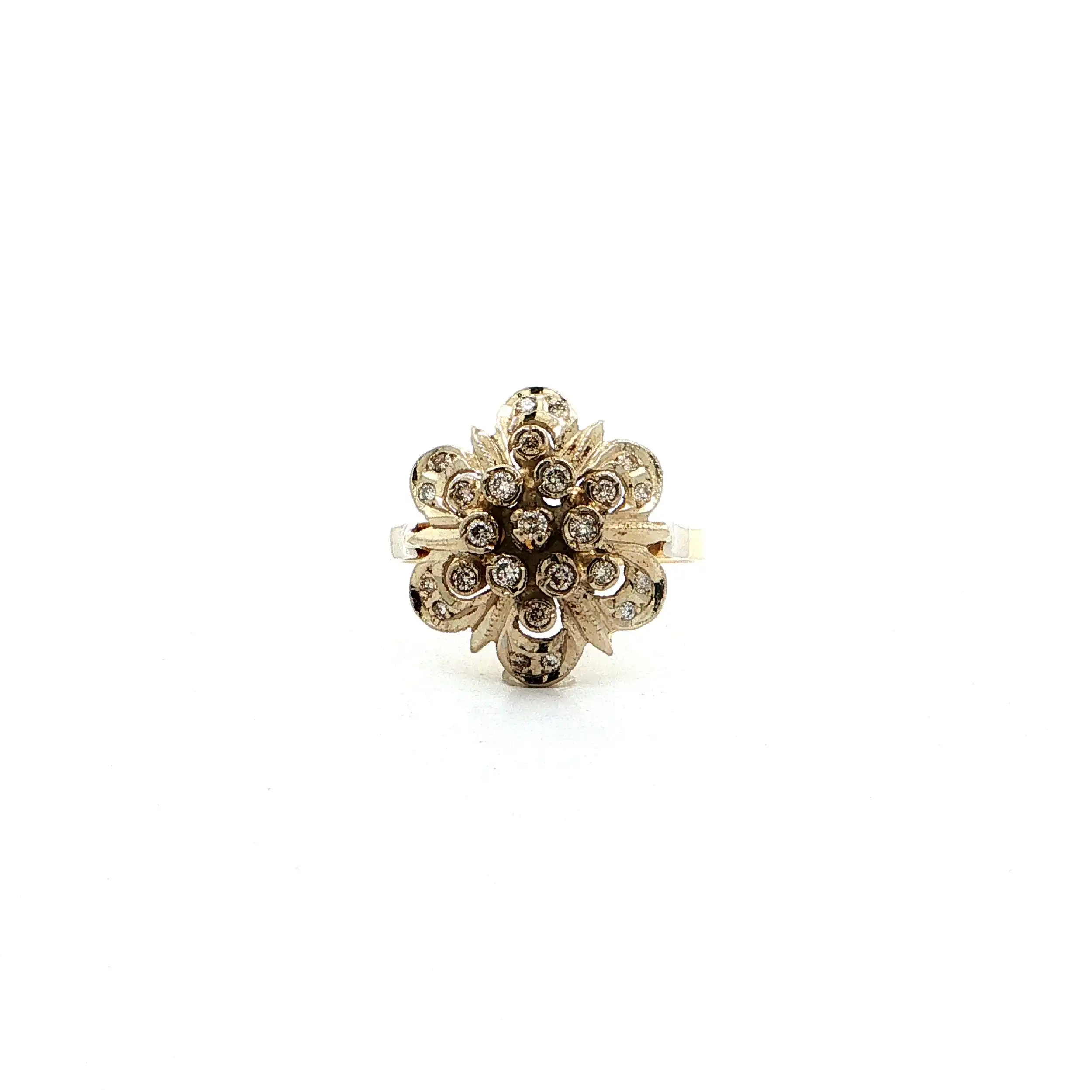 Ring Gelbgold mit Brillanten