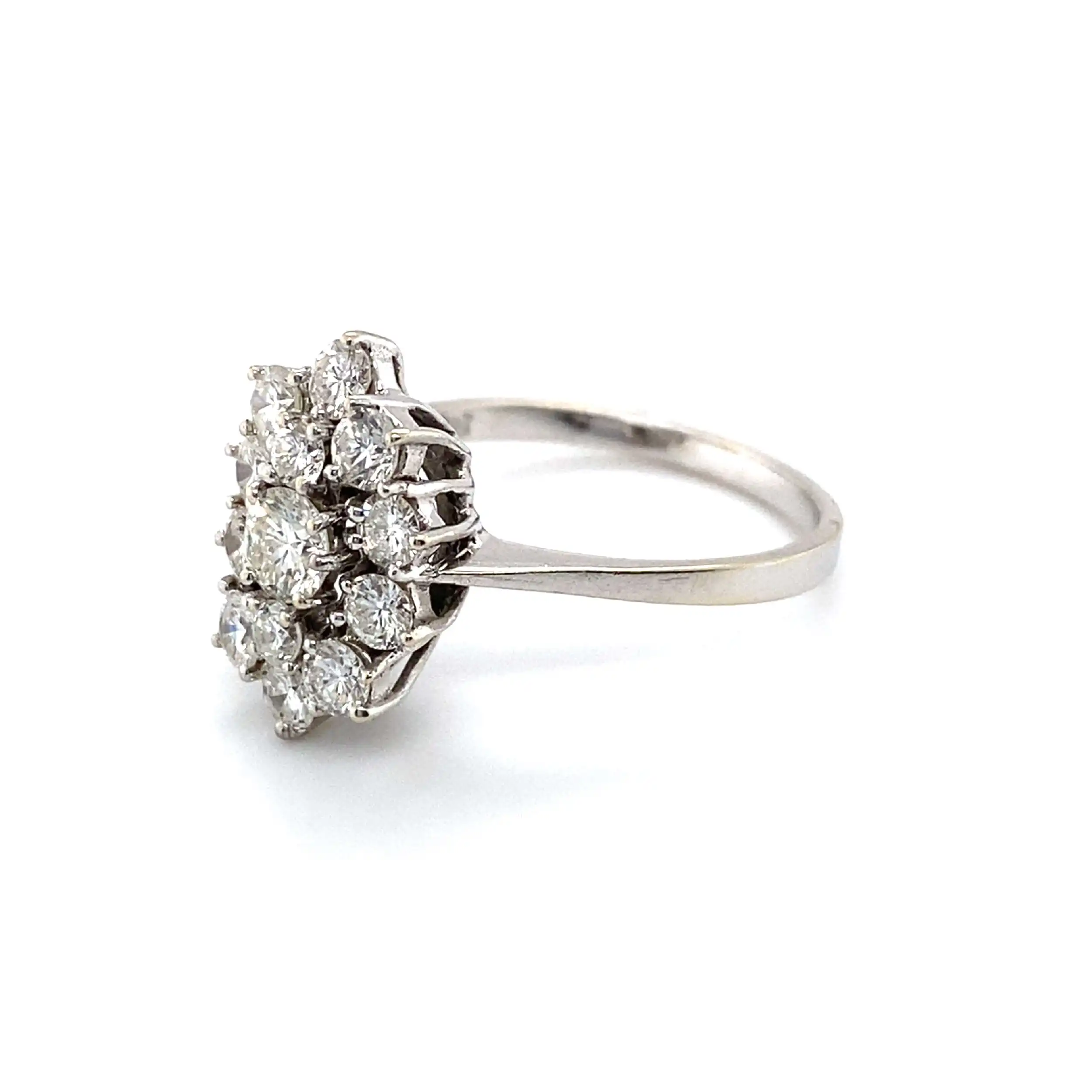Ring Weißgold mit Brillanten Ring Weißgold mit Brillanten