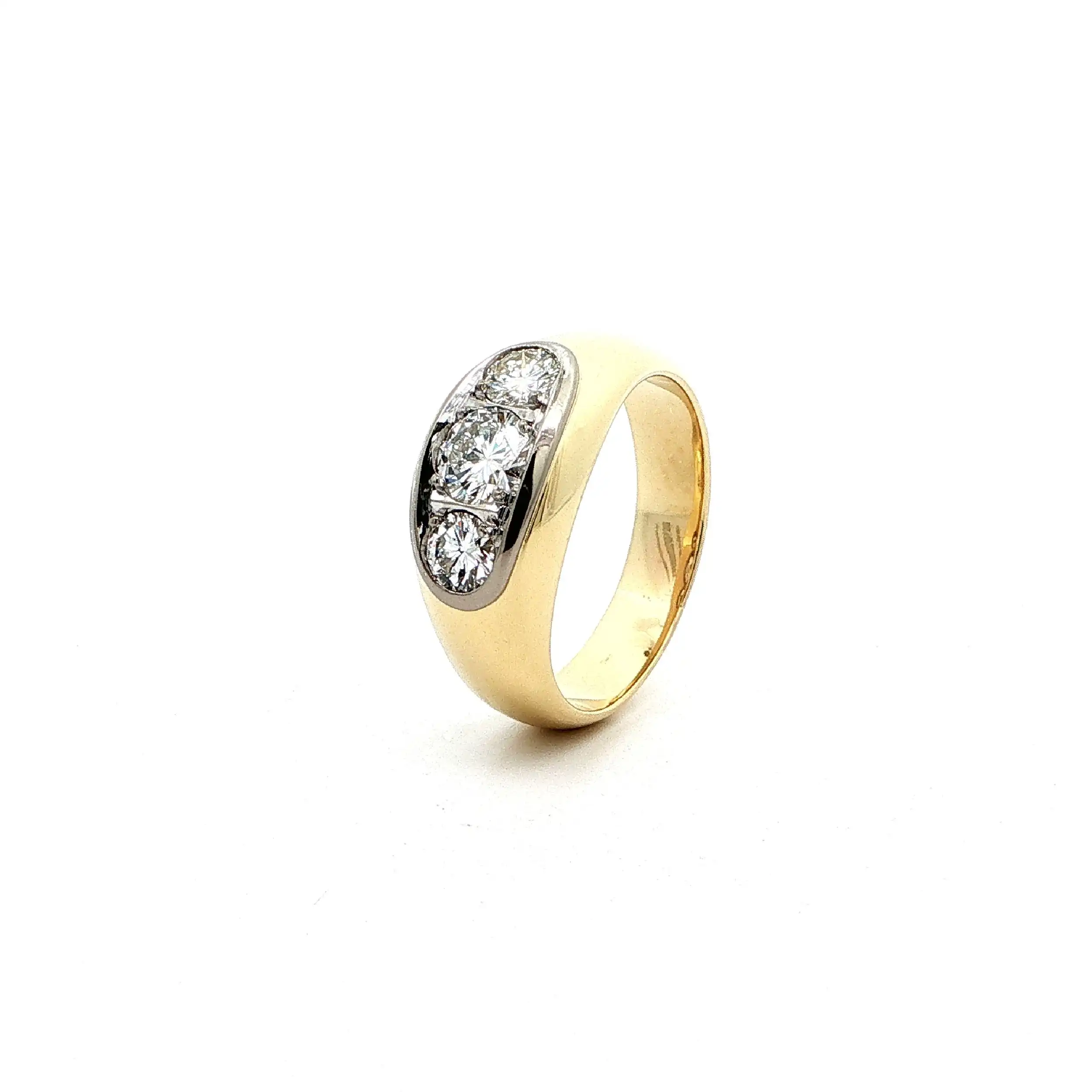 Ring Bicolor mit Brillanten Ring Bicolor mit Brillanten