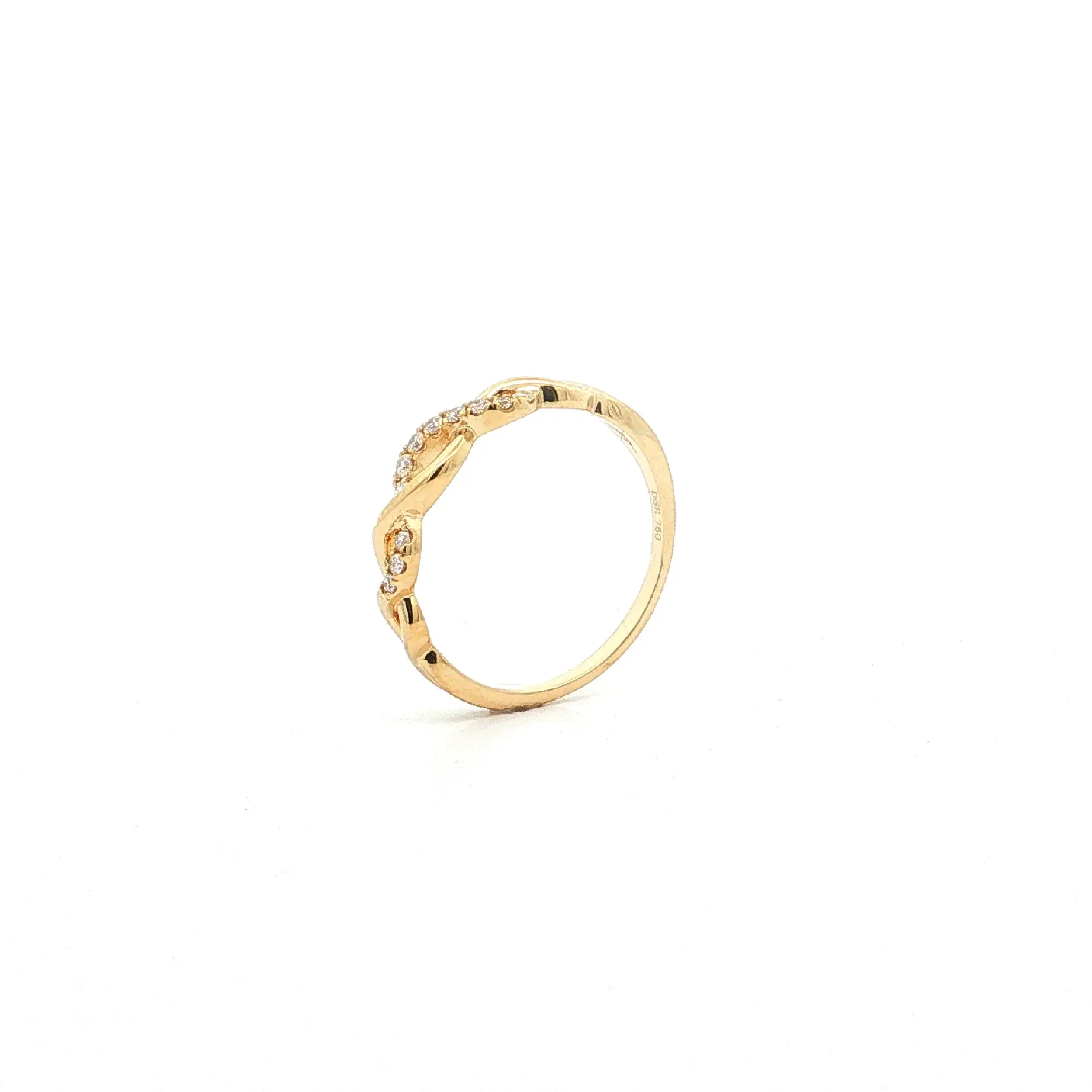 Ring Gelbgold mit Brillanten 0,12ct. TW/SI Ring Gelbgold mit Brillanten 0,12ct. TW/SI