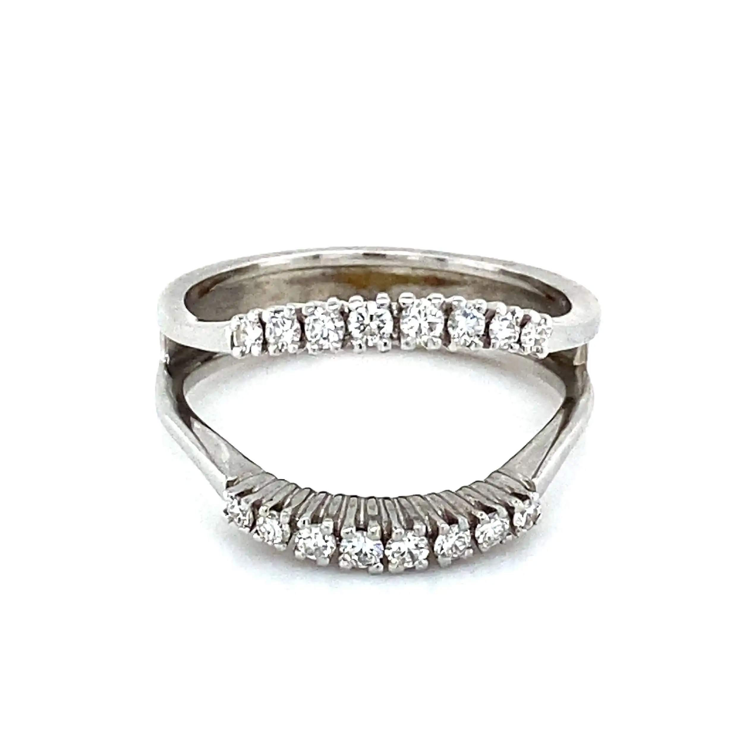 Ring Weißgold mit Brillanten Ring Weißgold mit Brillanten