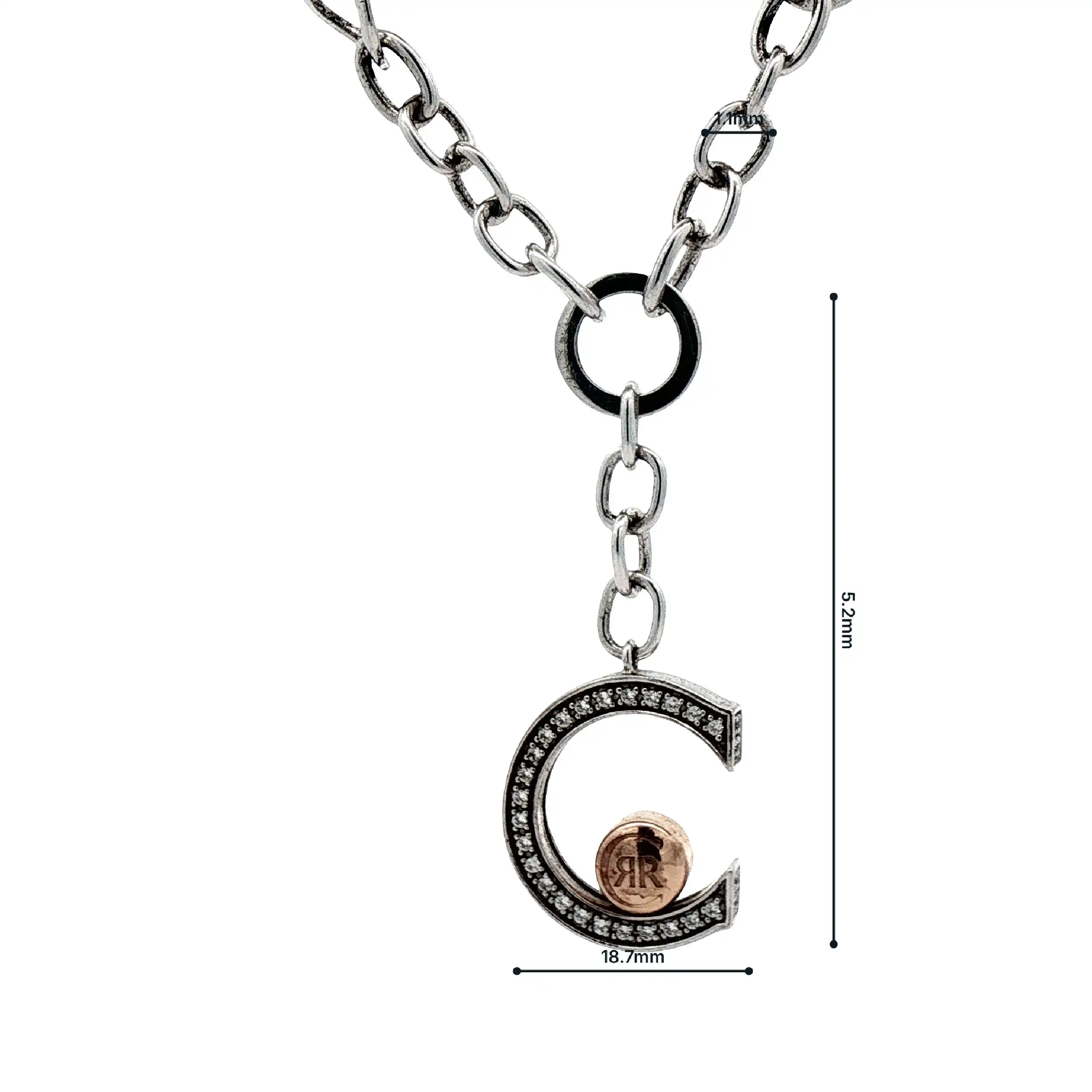 Collier Silber Cerruti mit Zirkonia