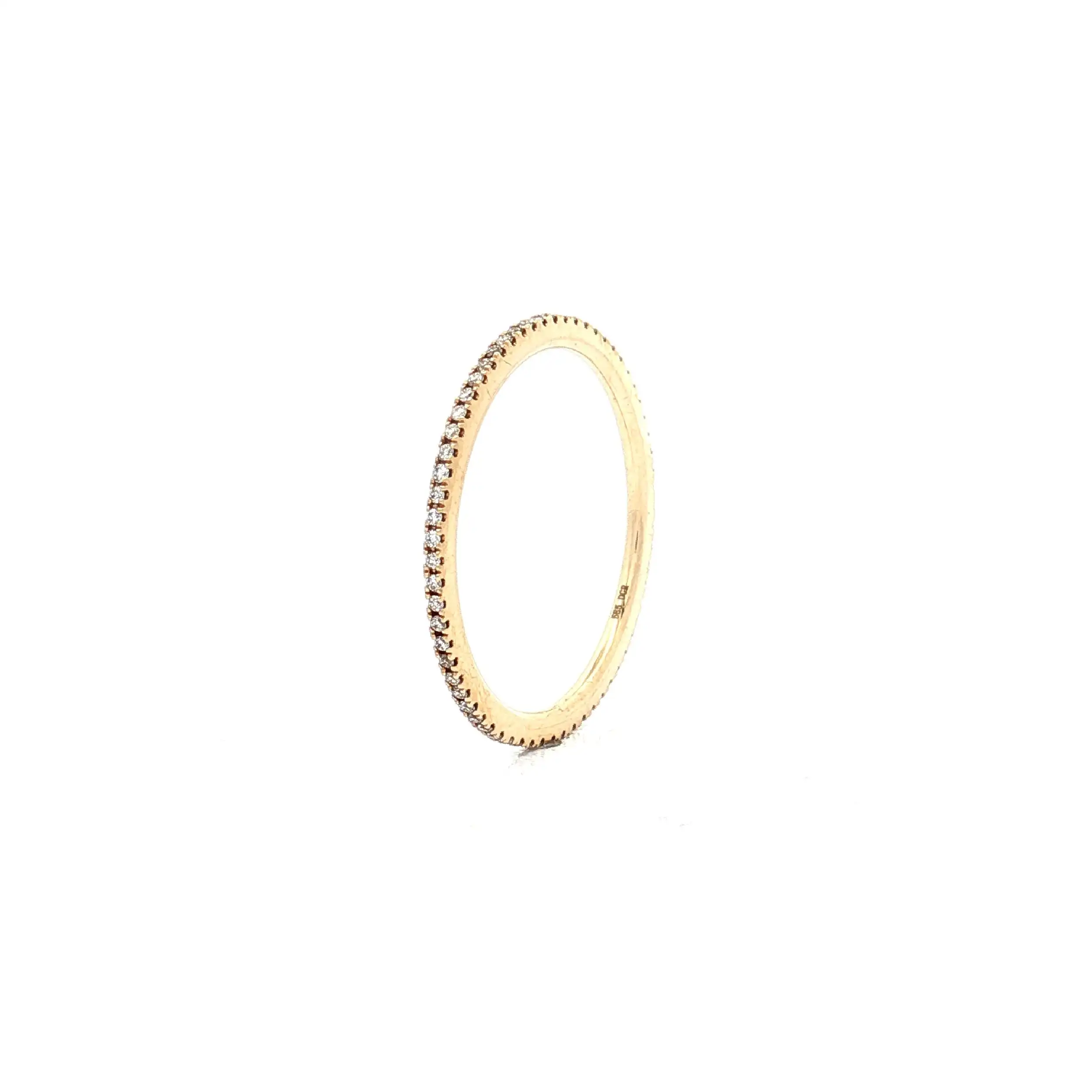 Memoryring Gelbgold mit Brillanten Memoryring Gelbgold mit Brillanten