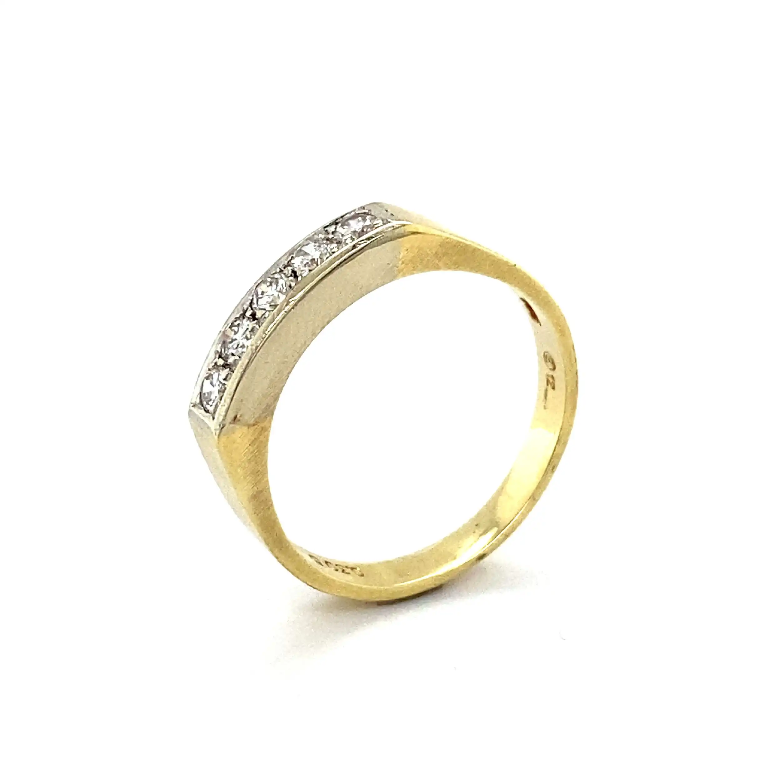 Ring Gelbgold mit Brillanten Ring Gelbgold mit Brillanten