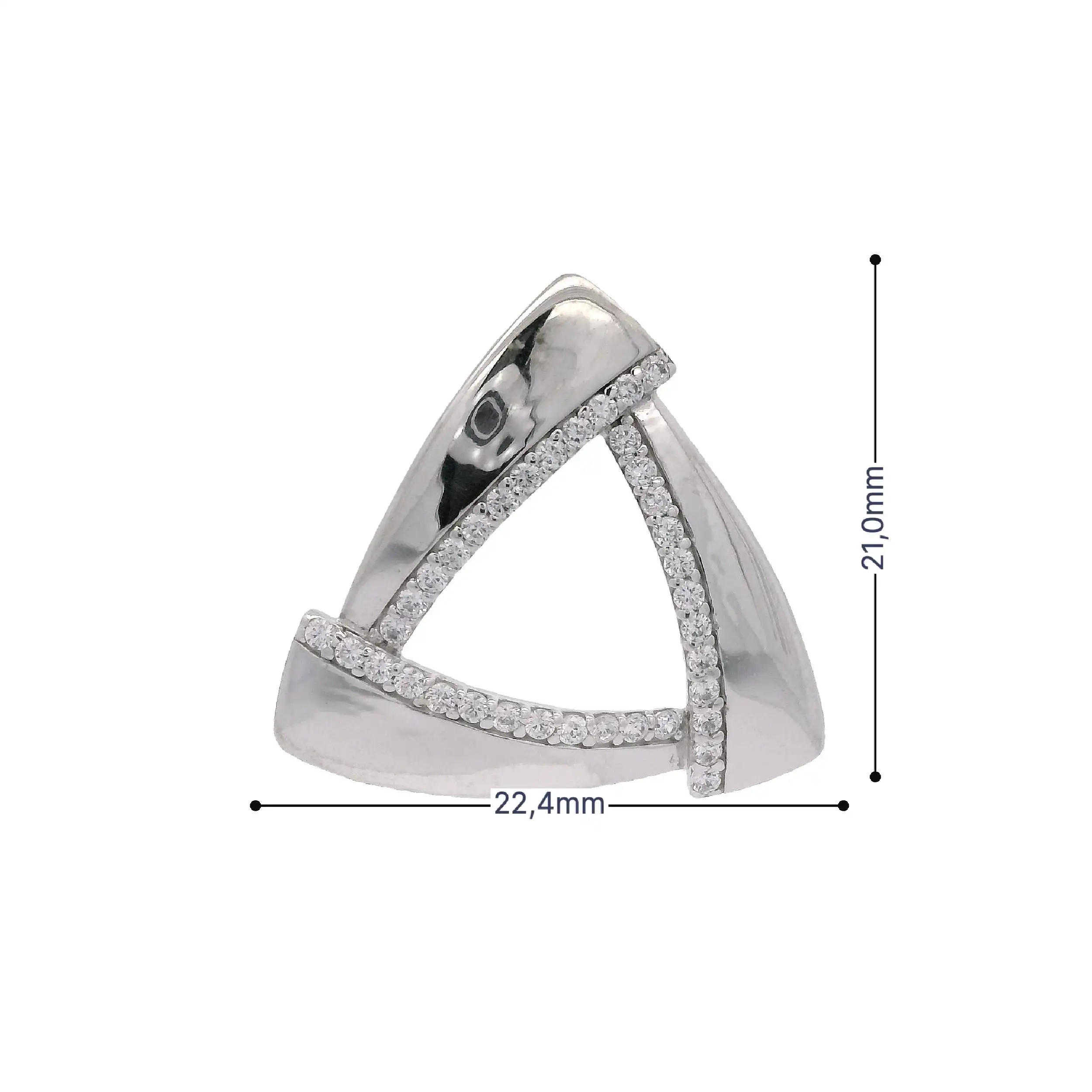 Anhänger Silber mit Zirkonia