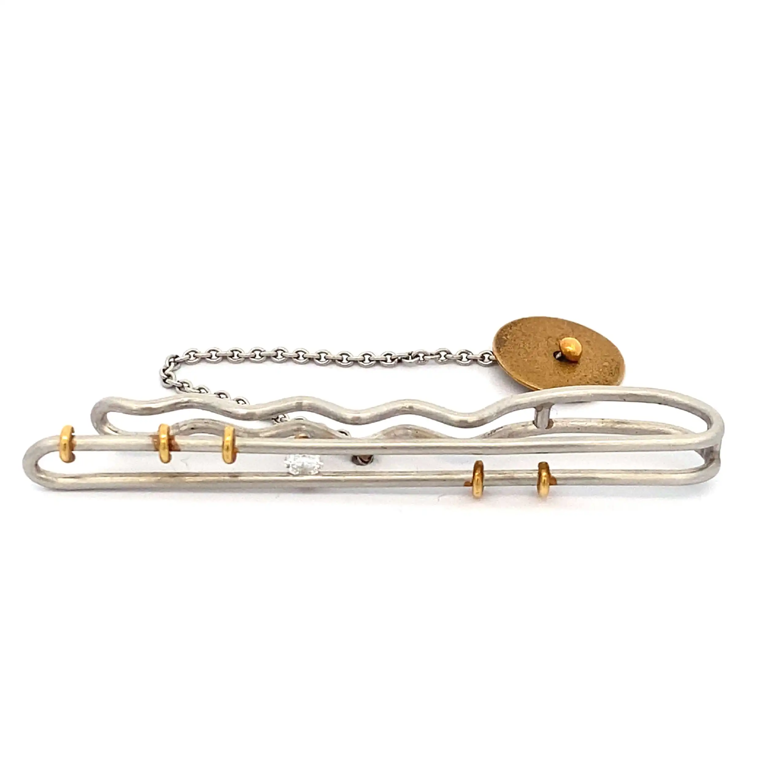Krawattennadel Platin mit Brillant Krawattennadel Platin mit Brillant
