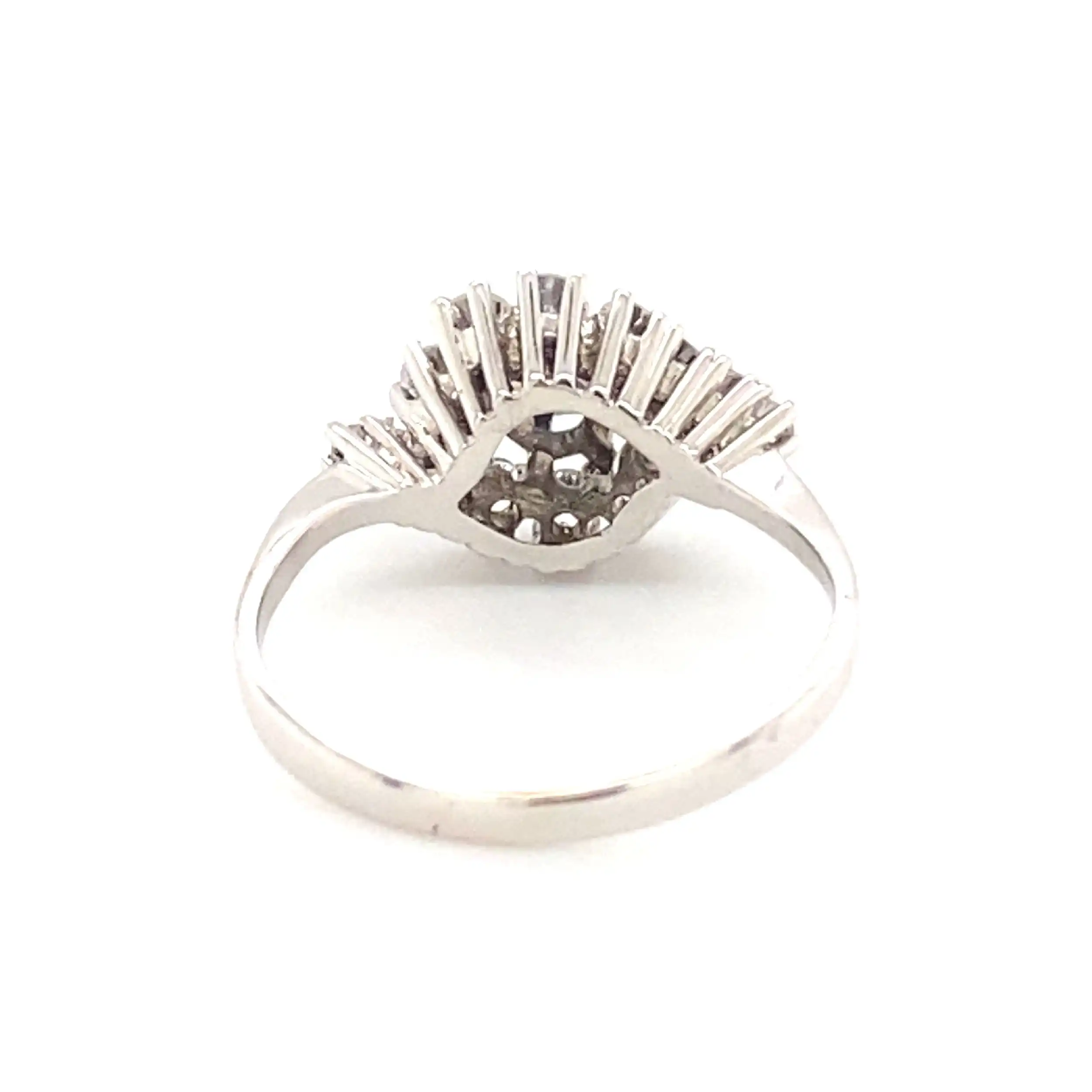 Ring Weißgold mit Saphir & Brillanten Ring Weißgold mit Saphir & Brillanten