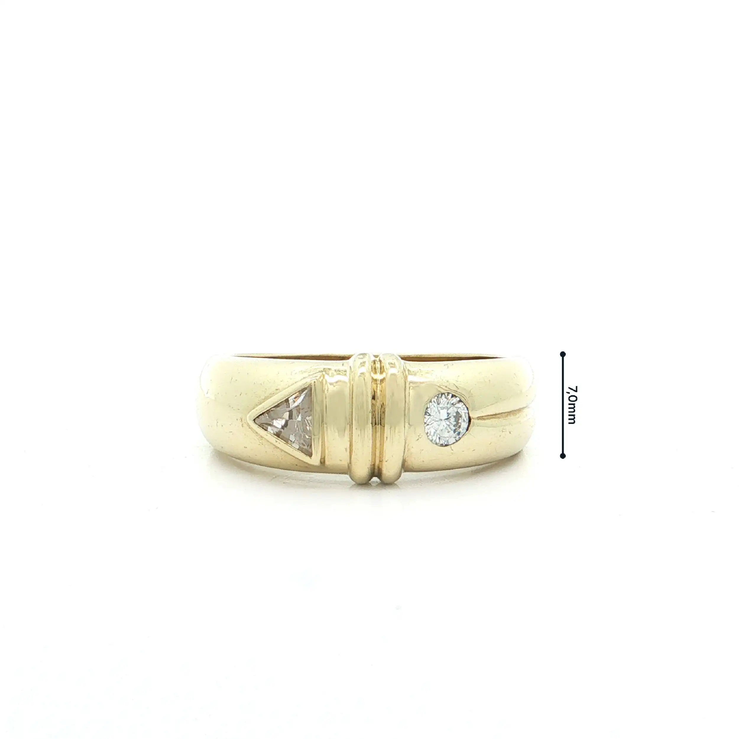 Ring Gelbgold mit Zirkonia