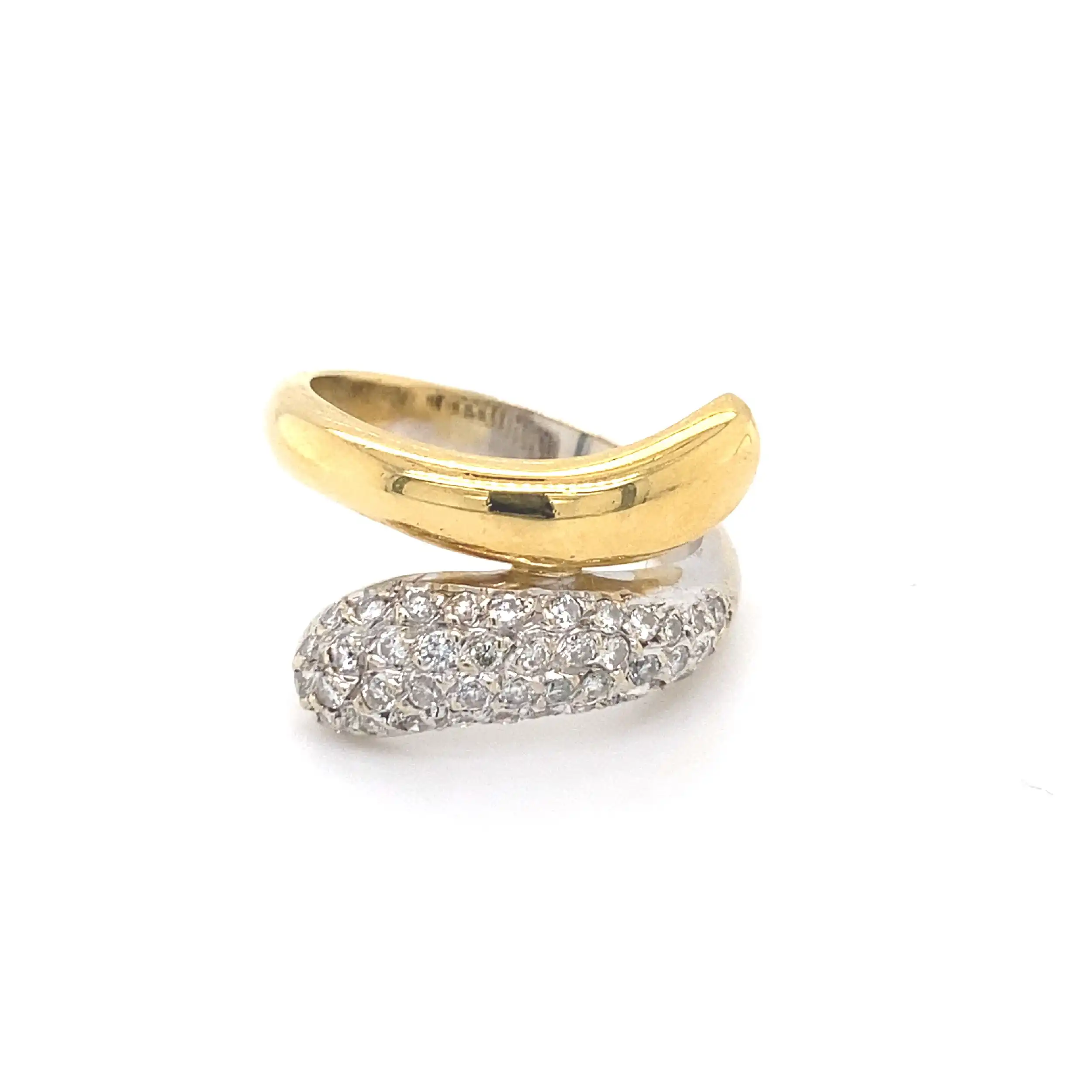 Ring Bicolor mit Brillanten