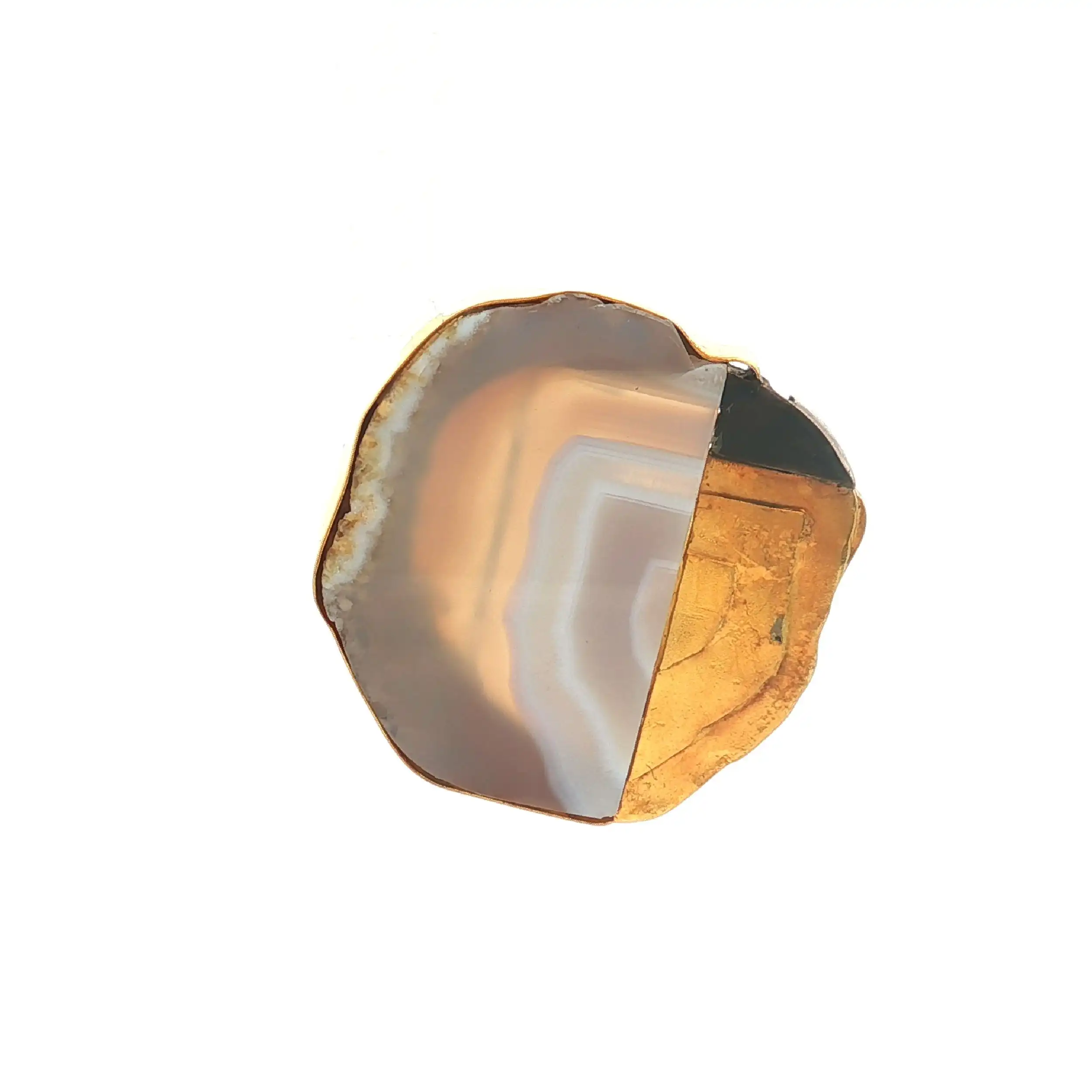 Nadel / Anhänger Gelbgold mit Quarz Nadel / Anhänger Gelbgold mit Quarz