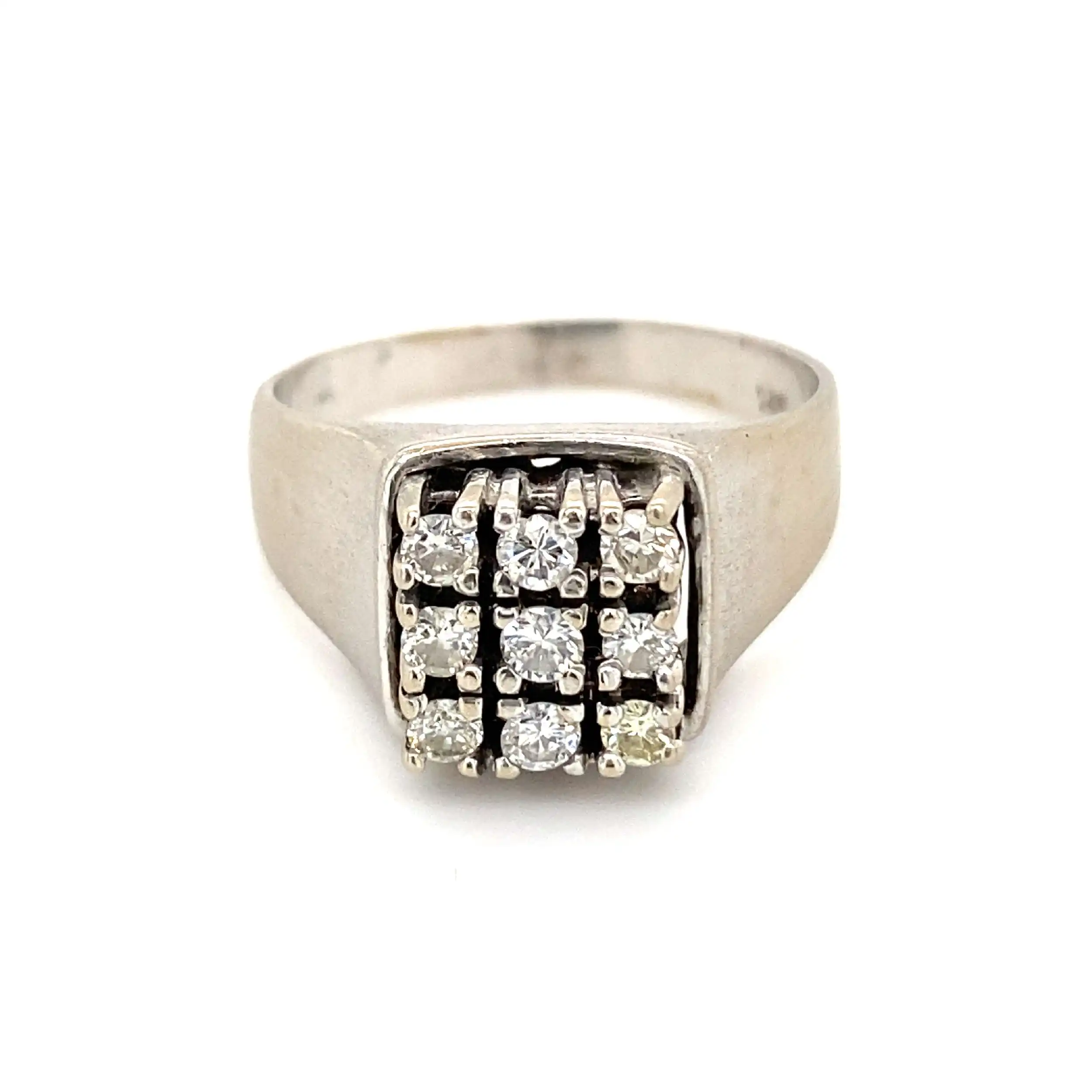 Ring Weißgold mit Brillanten Ring Weißgold mit Brillanten