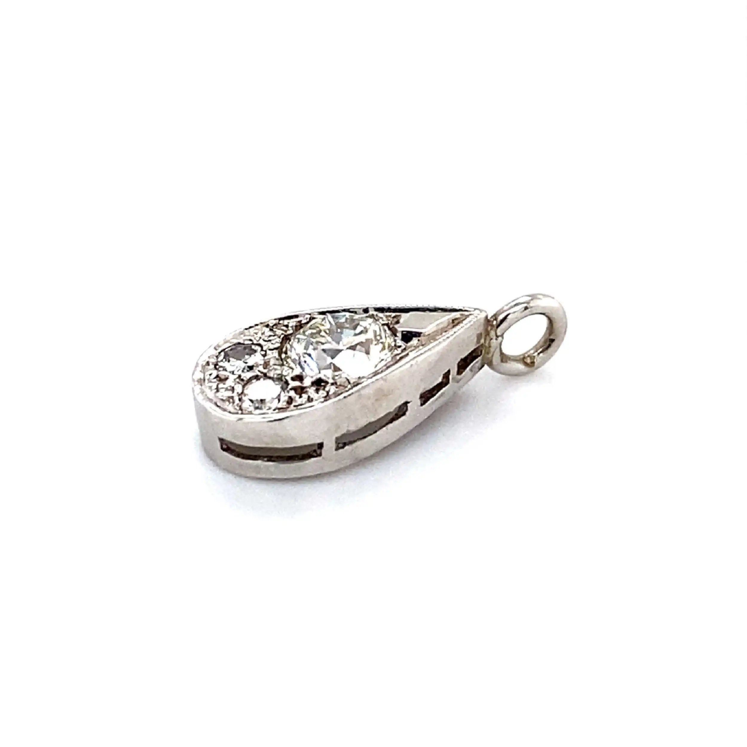 Anhänger Weißgold mit Brillanten Art - Deco Anhänger Weißgold mit Brillanten Art - Deco