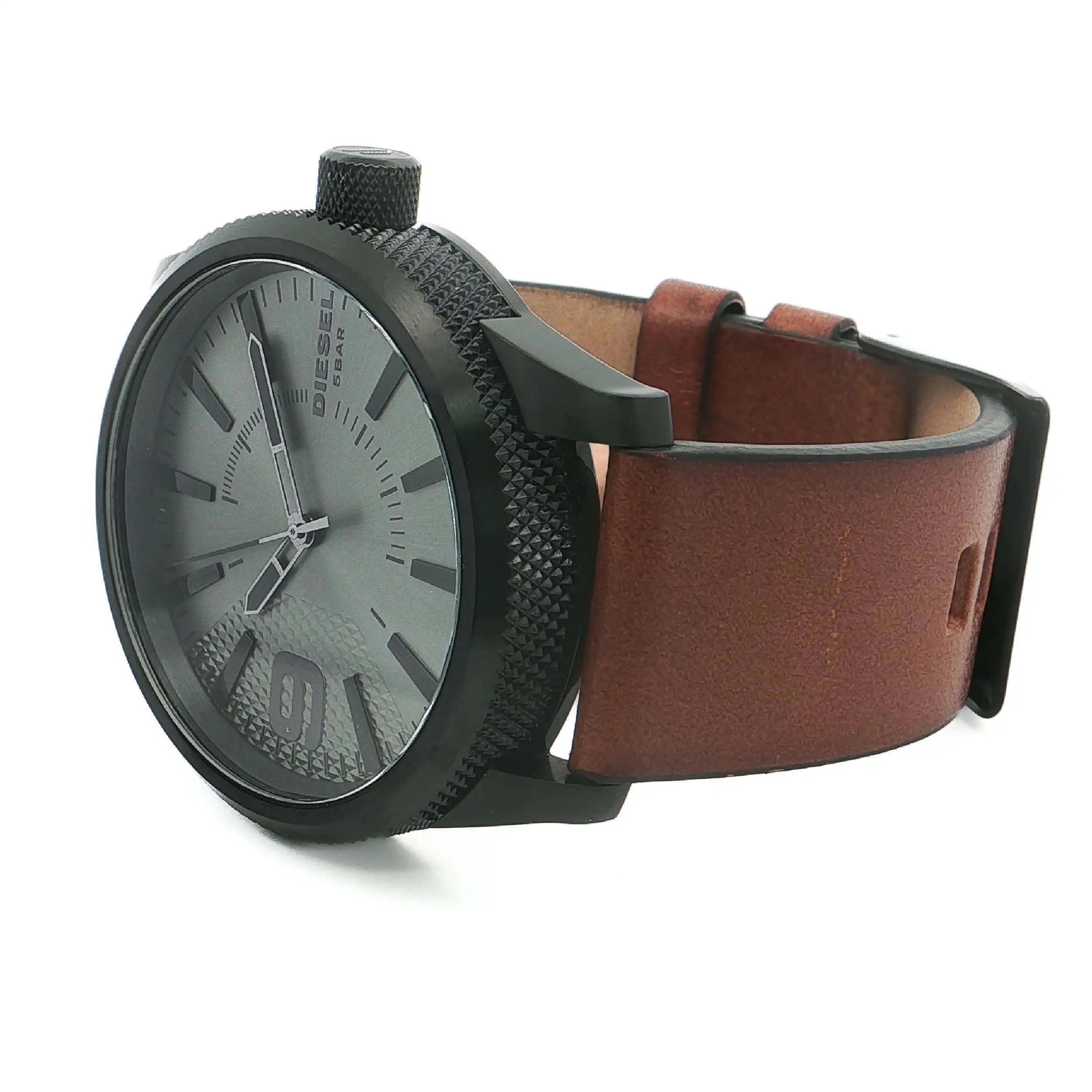 Herrenuhr Diesel Stahl/Leder Quarz