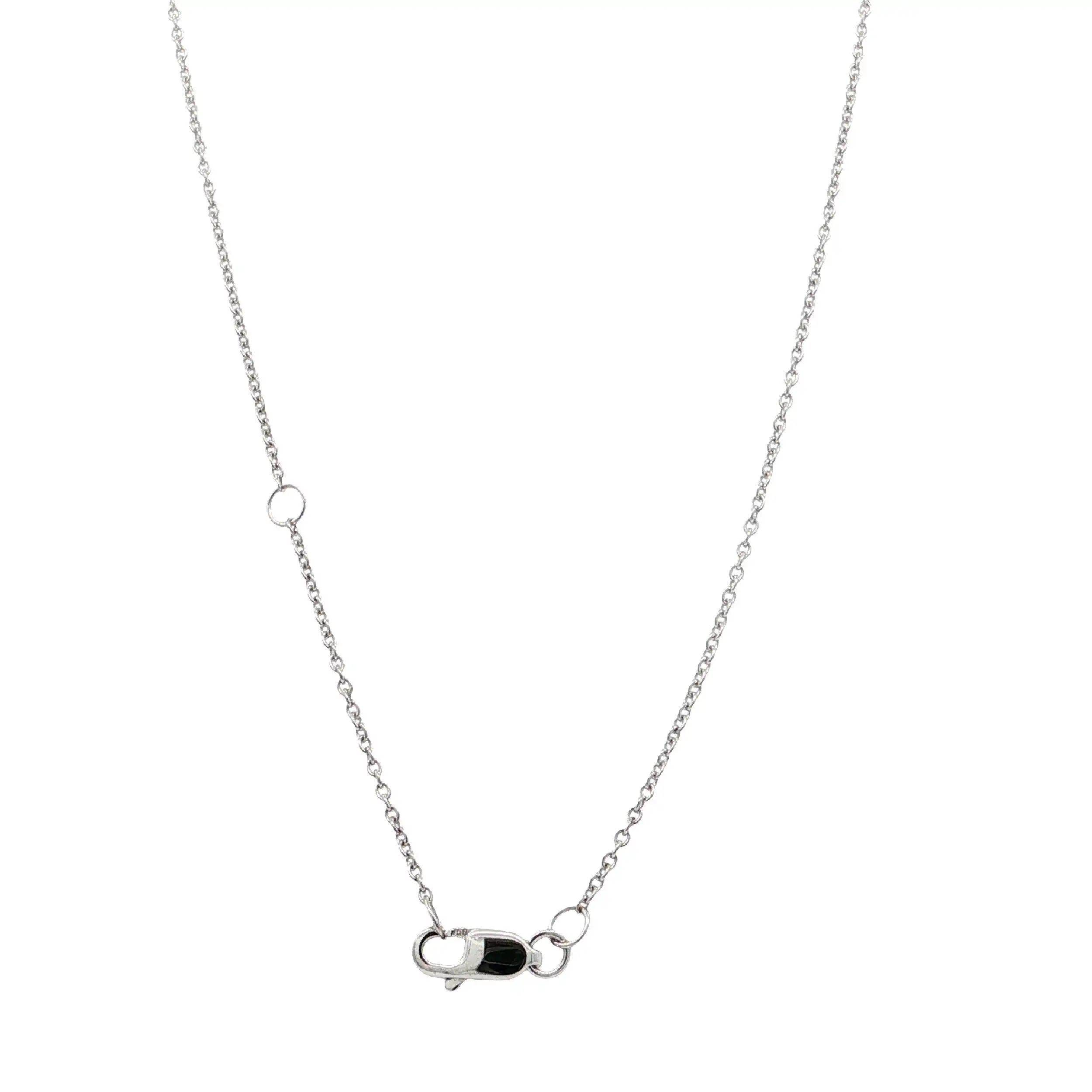 Kette Weißgold mit Anhänger & Topas 1,73ct. Kette Weißgold mit Anhänger & Topas 1,73ct.