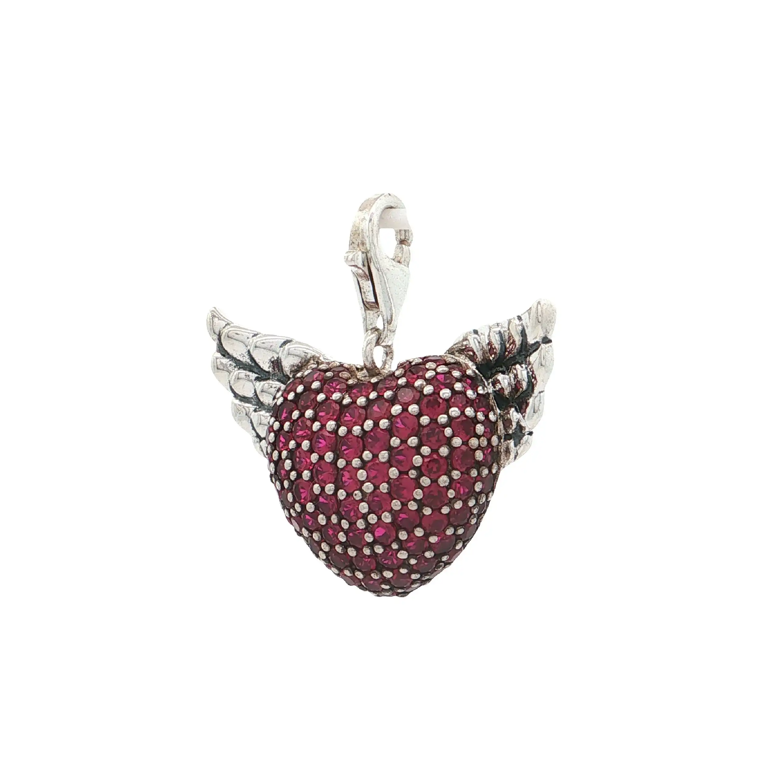 Anhänger/Charm Silber Herz mit Farbsteinen "Thomas Sabo"