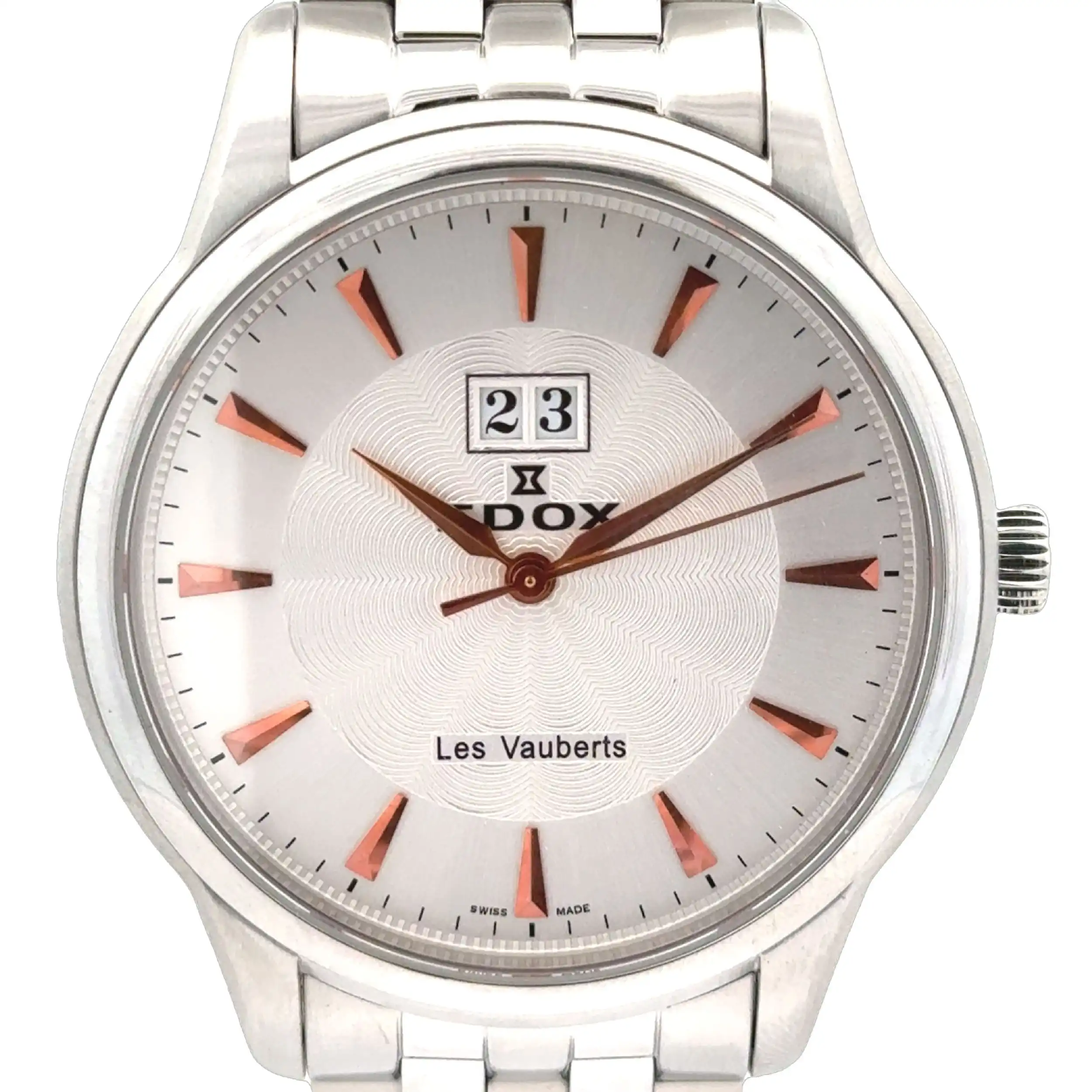 Herrenuhr Edox les Vauberts Big Date