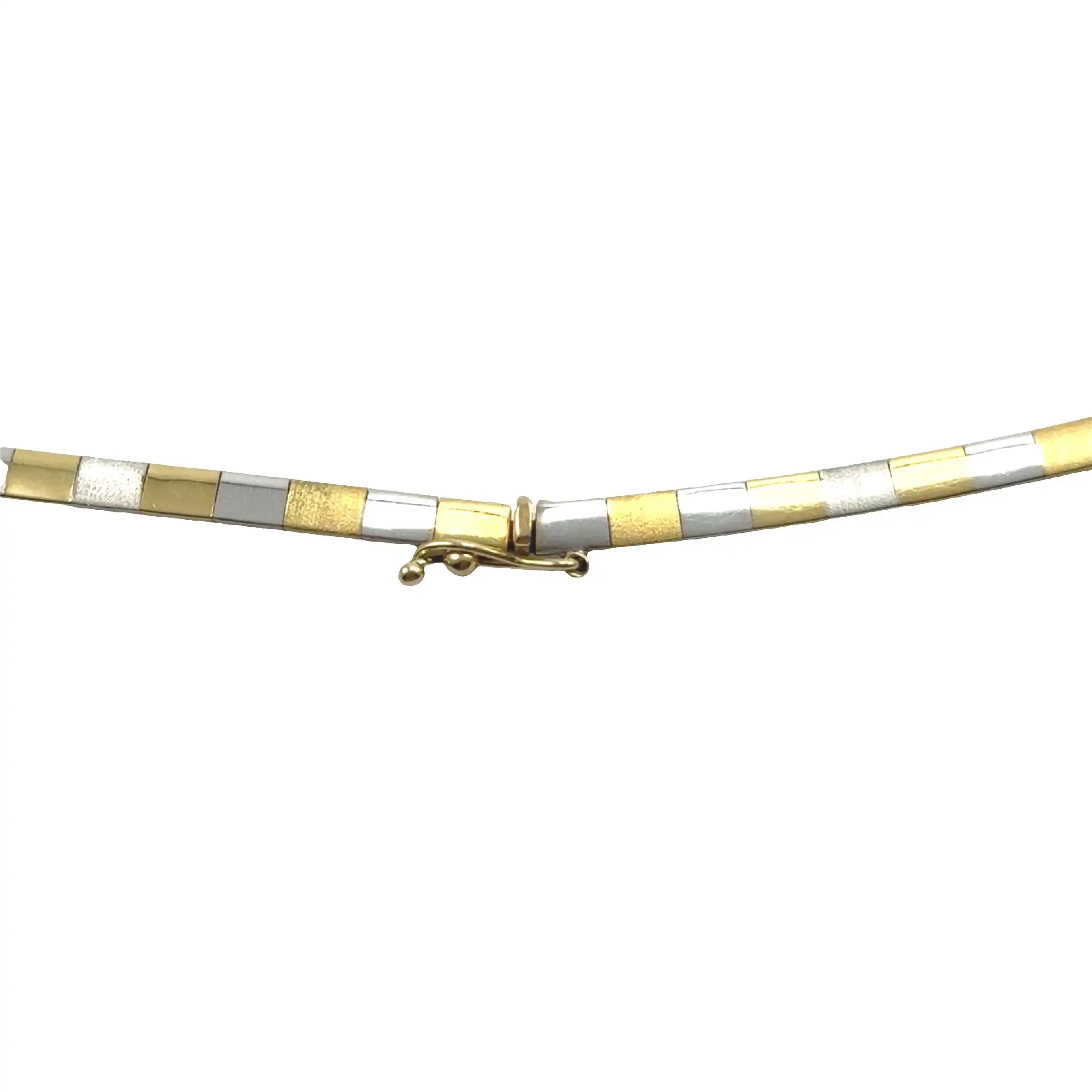 Collier Bicolor mit Brillant Collier Bicolor mit Brillant