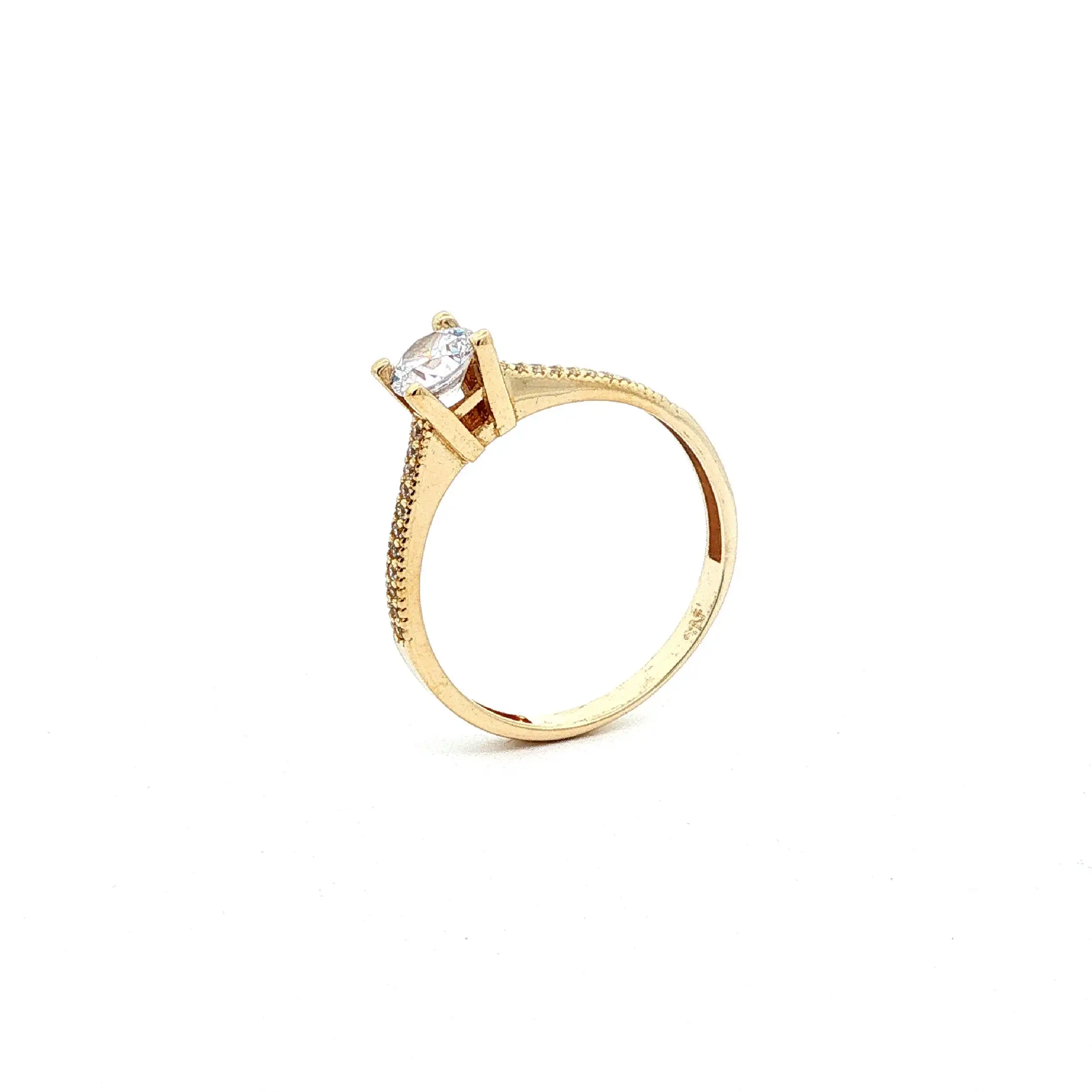 Ring Gelbgold mit Zirkonia