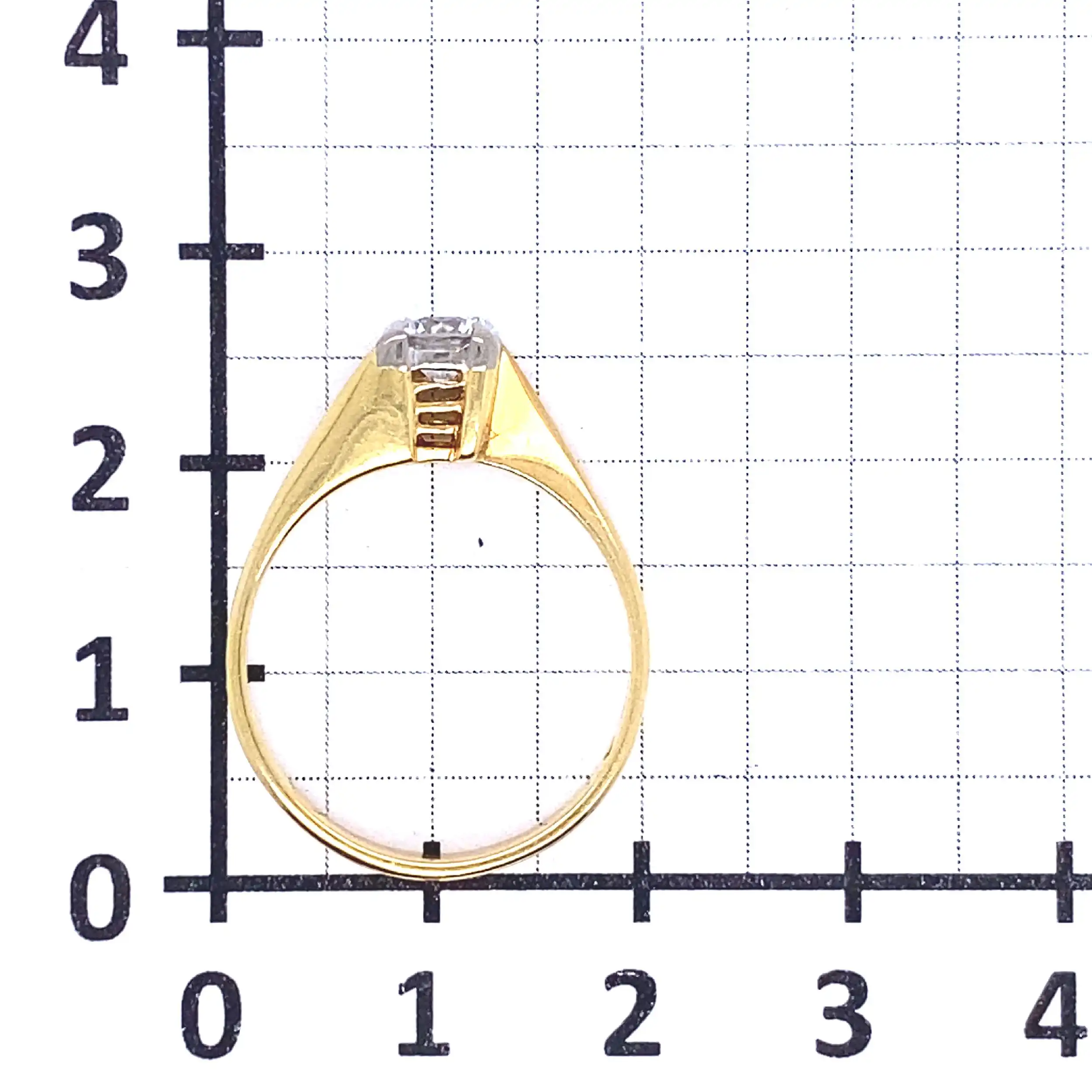 Ring Gelbgold mit Solitär Brillant Ring Gelbgold mit Solitär Brillant