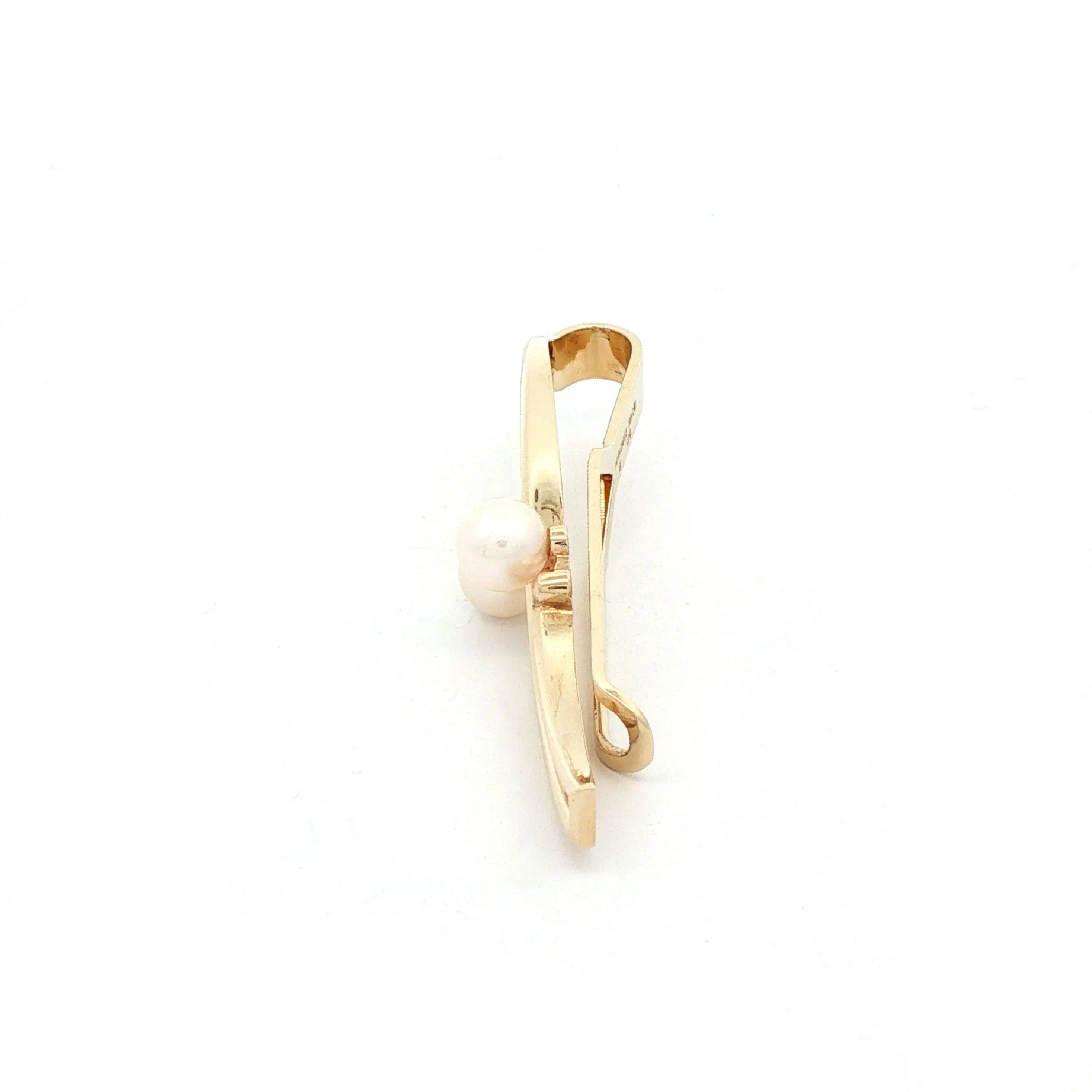 Krawattenklammer Gelbgold mit Perlen K.Mikimoto Tokyo Krawattenklammer Gelbgold mit Perlen K.Mikimoto Tokyo
