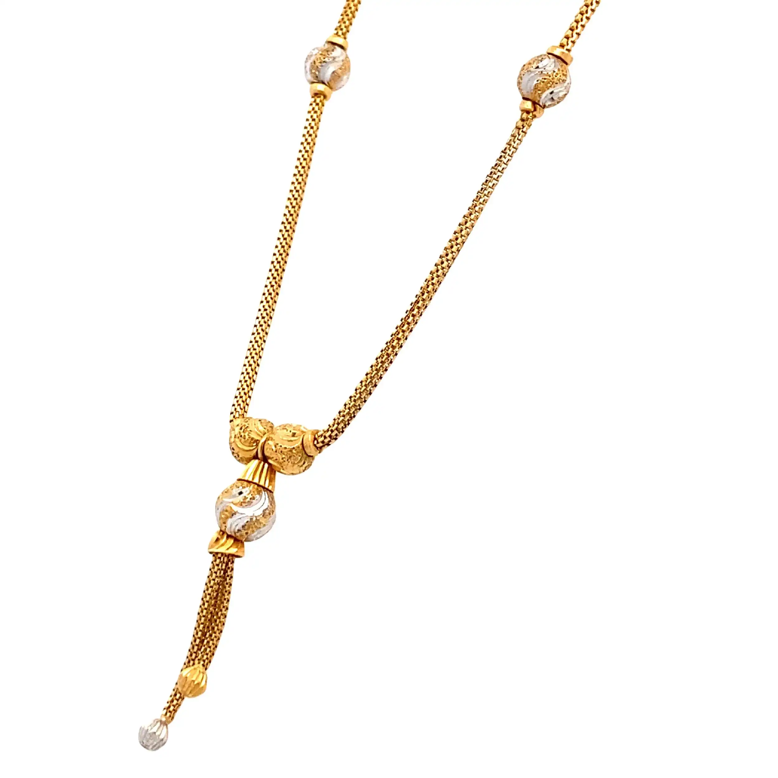 Collier Bicolor mit Kugeln Collier Bicolor mit Kugeln