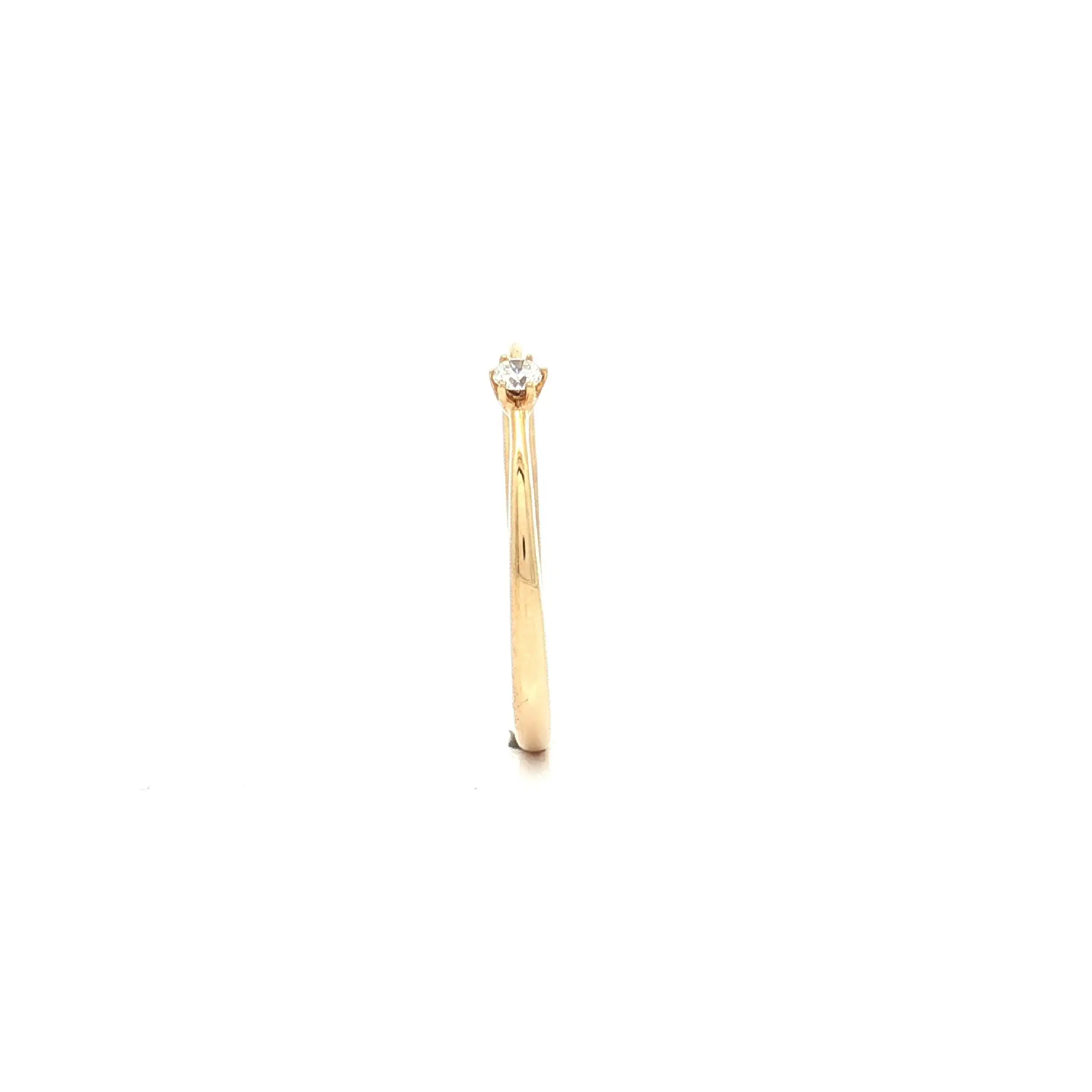 Solitärring Gelbgold mit Brillant Solitärring Gelbgold mit Brillant