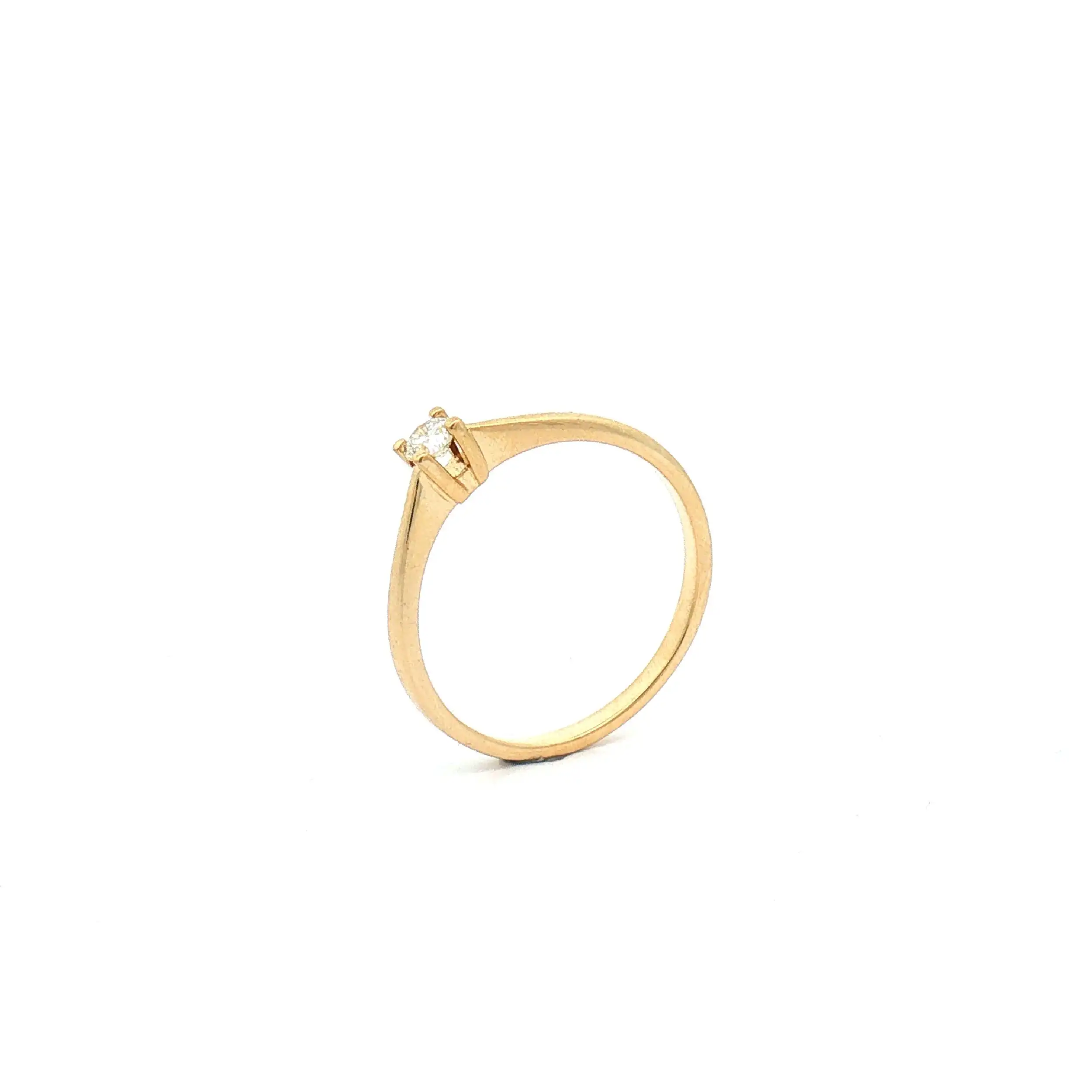 Ring Gelbgold mit Brillant Christ Ring Gelbgold mit Brillant Christ
