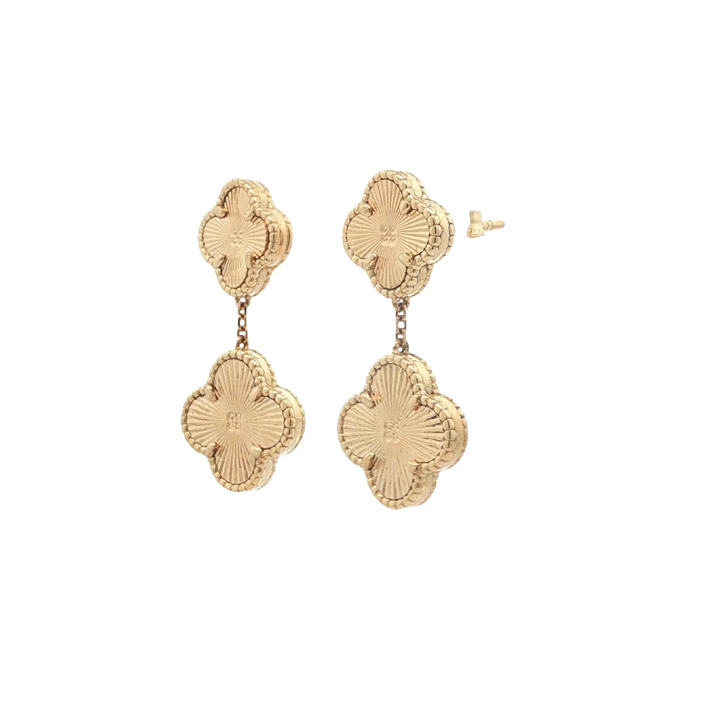 Ohrstecker Gelbgold Blume
