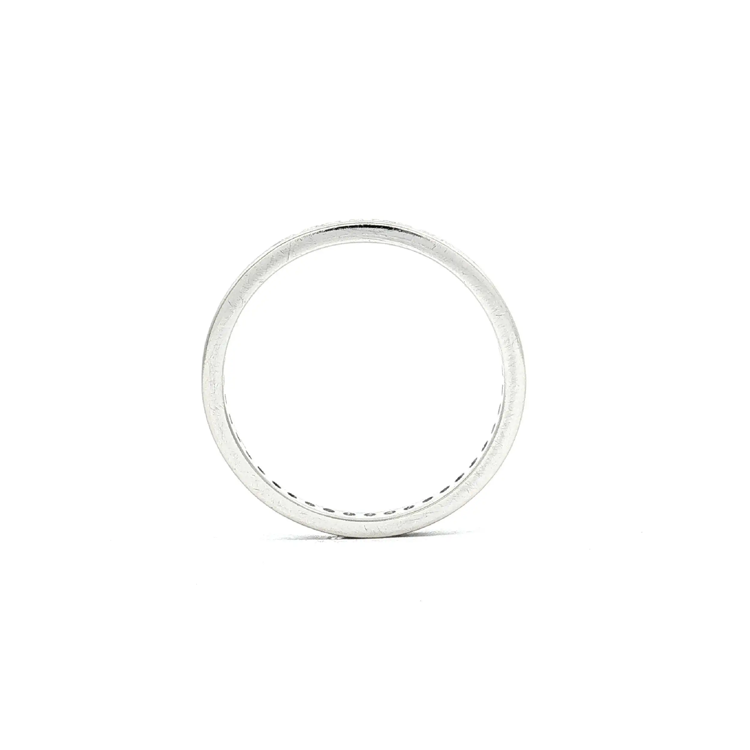 Memorie Ring Weißgold Christ mit Brillanten