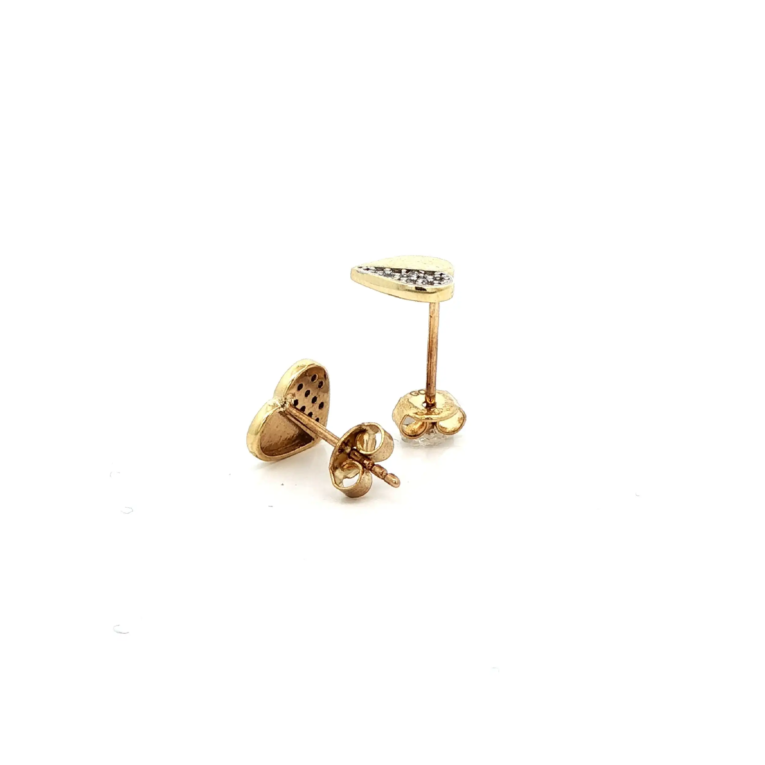 Ohrstecker Bicolor mit Zirkonia Ohrstecker Bicolor mit Zirkonia