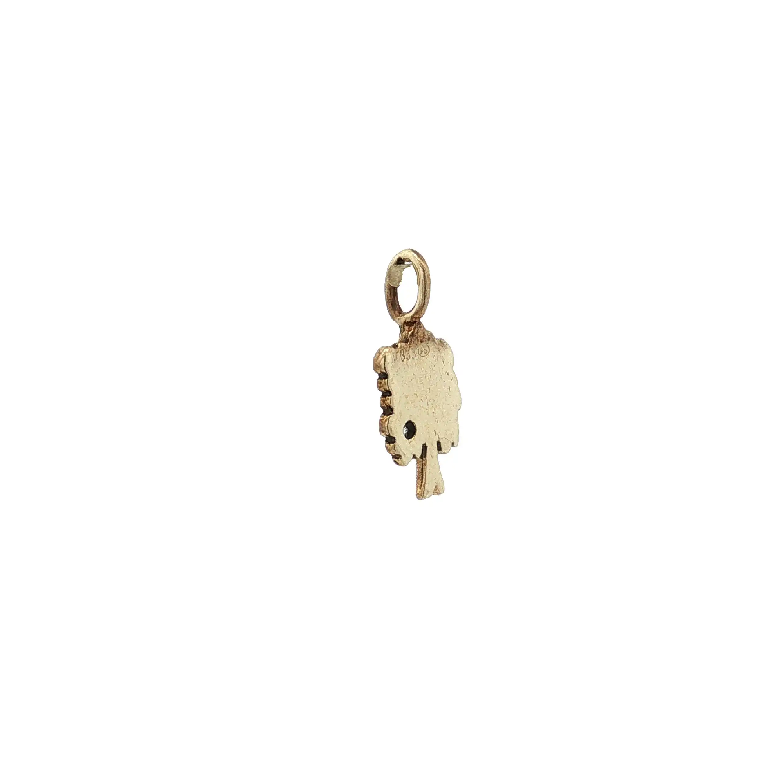 Anhänger Baum Gelbgold mit Diamant Anhänger Baum Gelbgold mit Diamant
