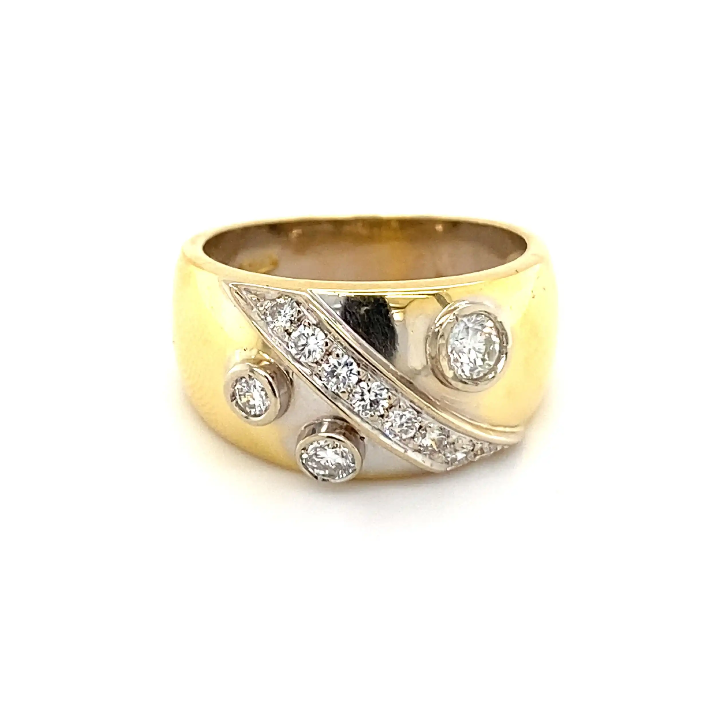 Ring Gelbgold mit Brillanten Ring Gelbgold mit Brillanten