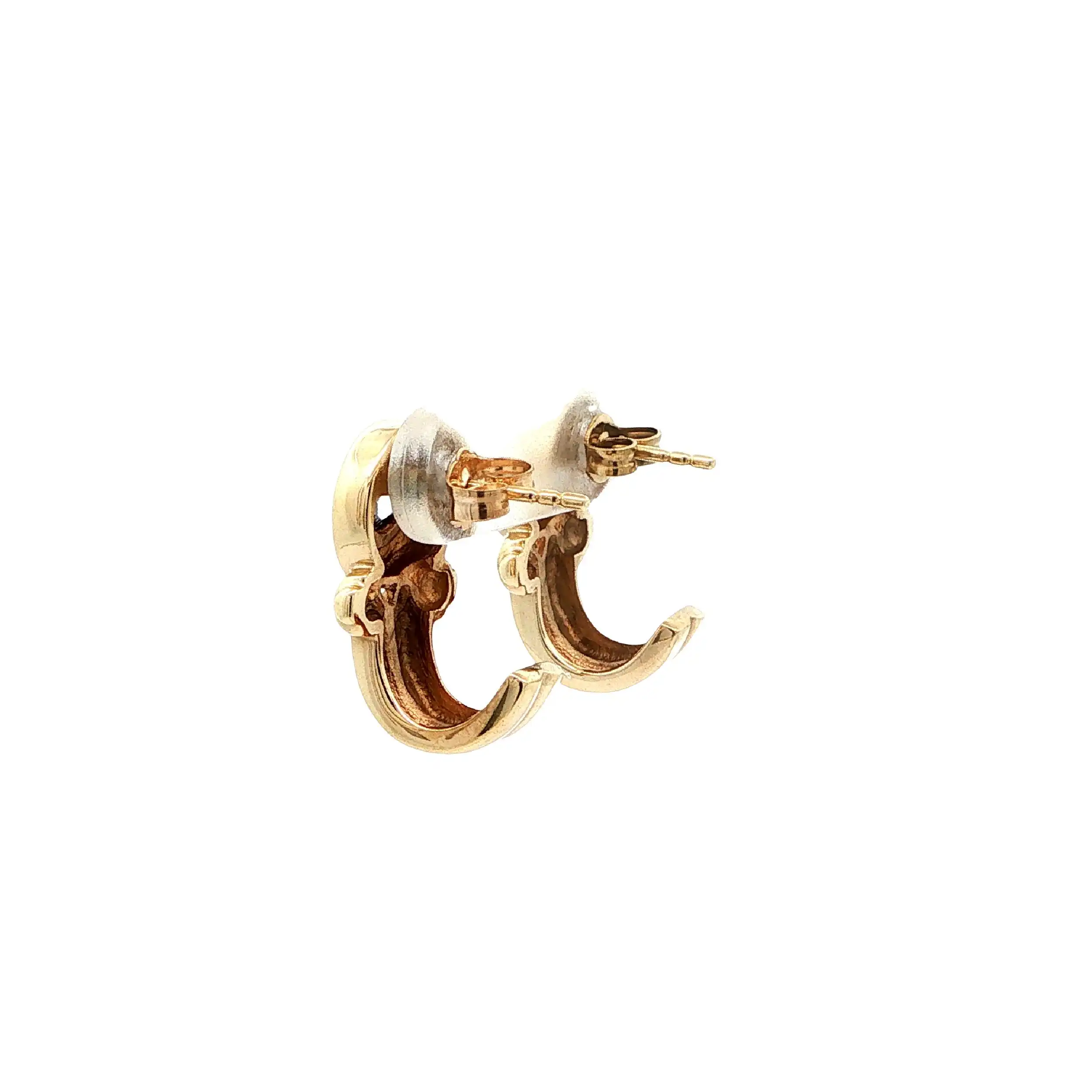 Ohrstecker Gelbgold mit Zirkonia