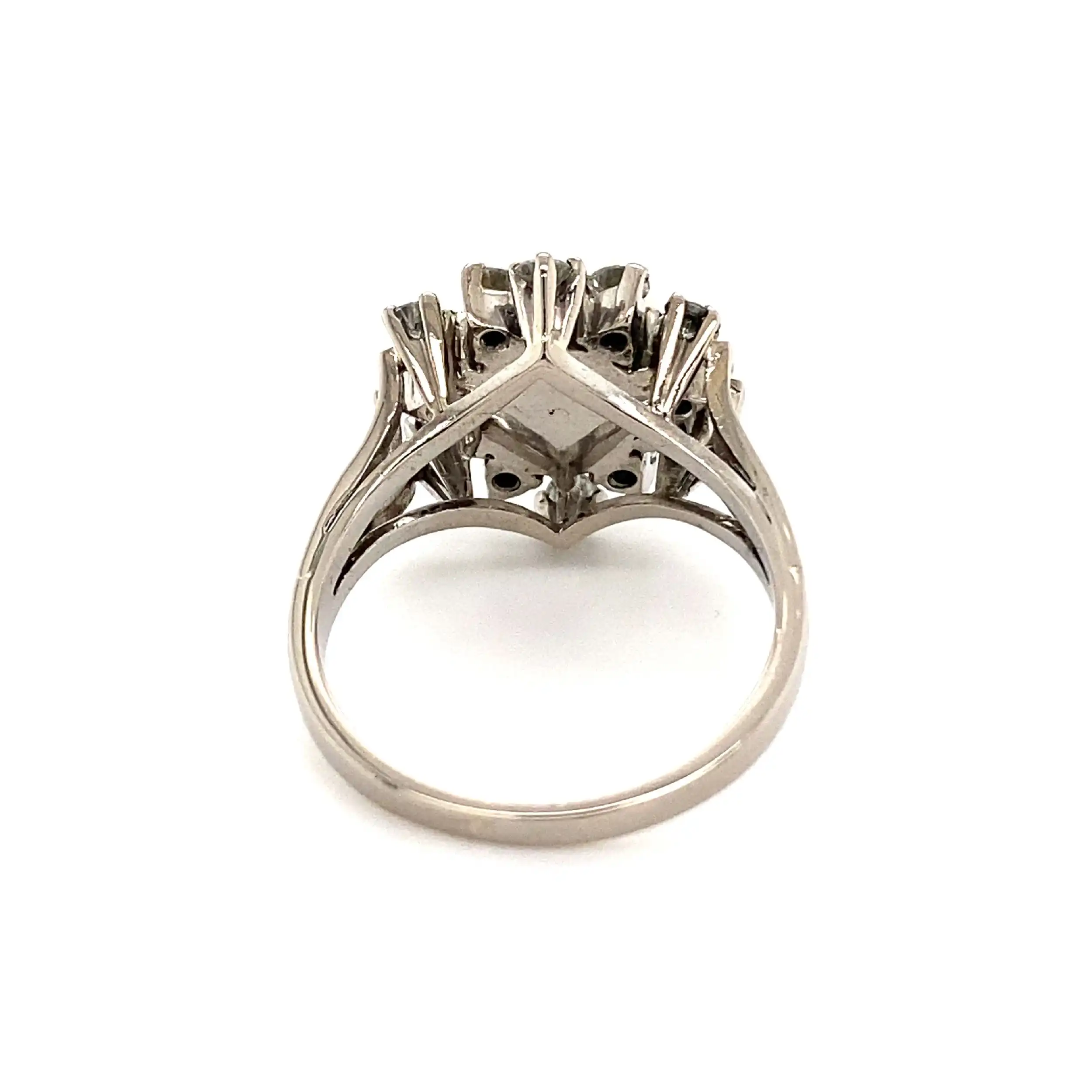 Ring Weißgold mit Perle & Brillanten
