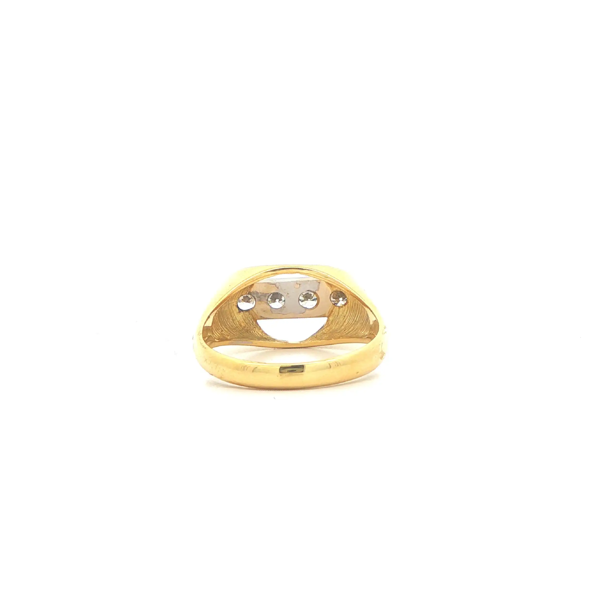 Ring Bicolor mit Brillanten