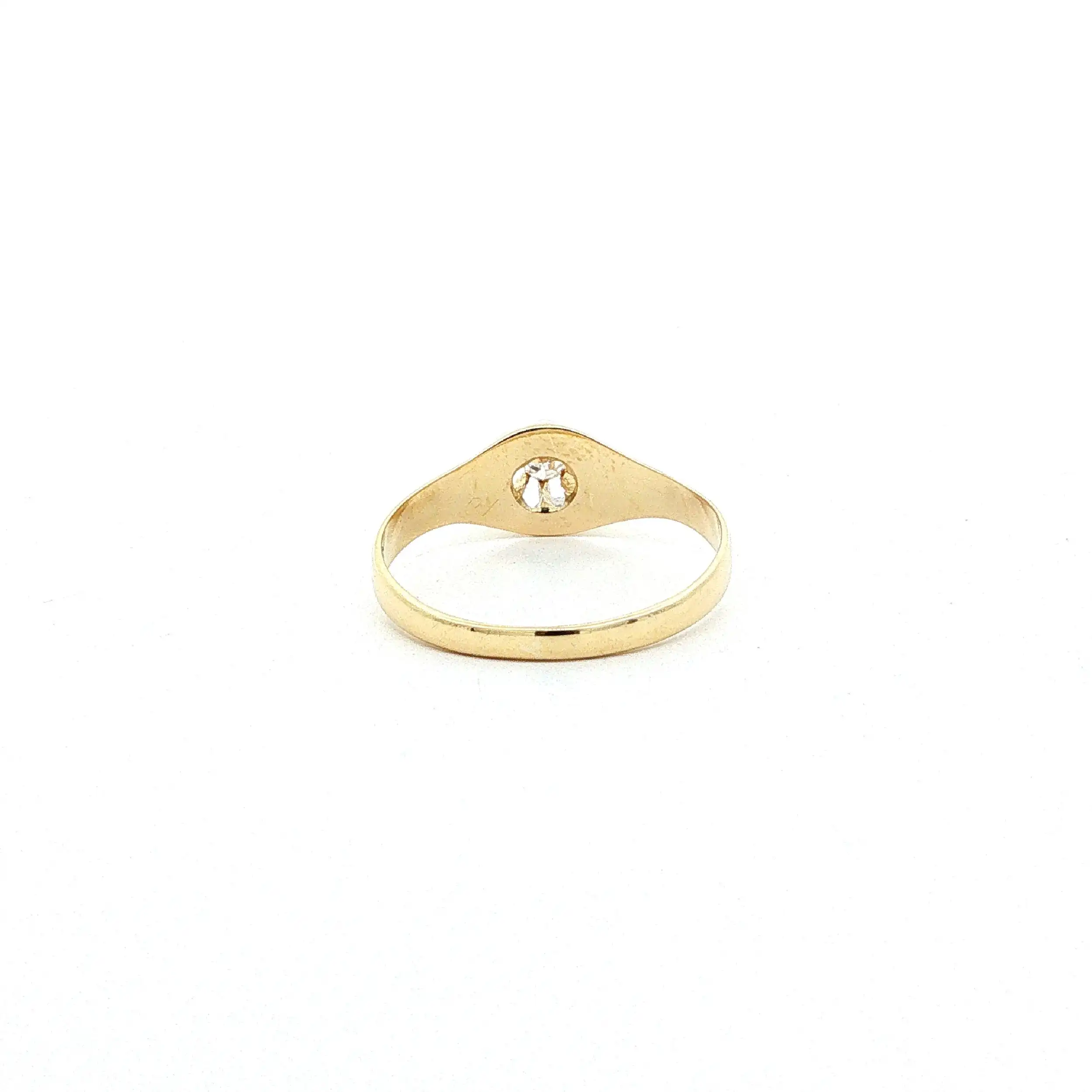 Ring Gelbgold mit Brillant Ring Gelbgold mit Brillant