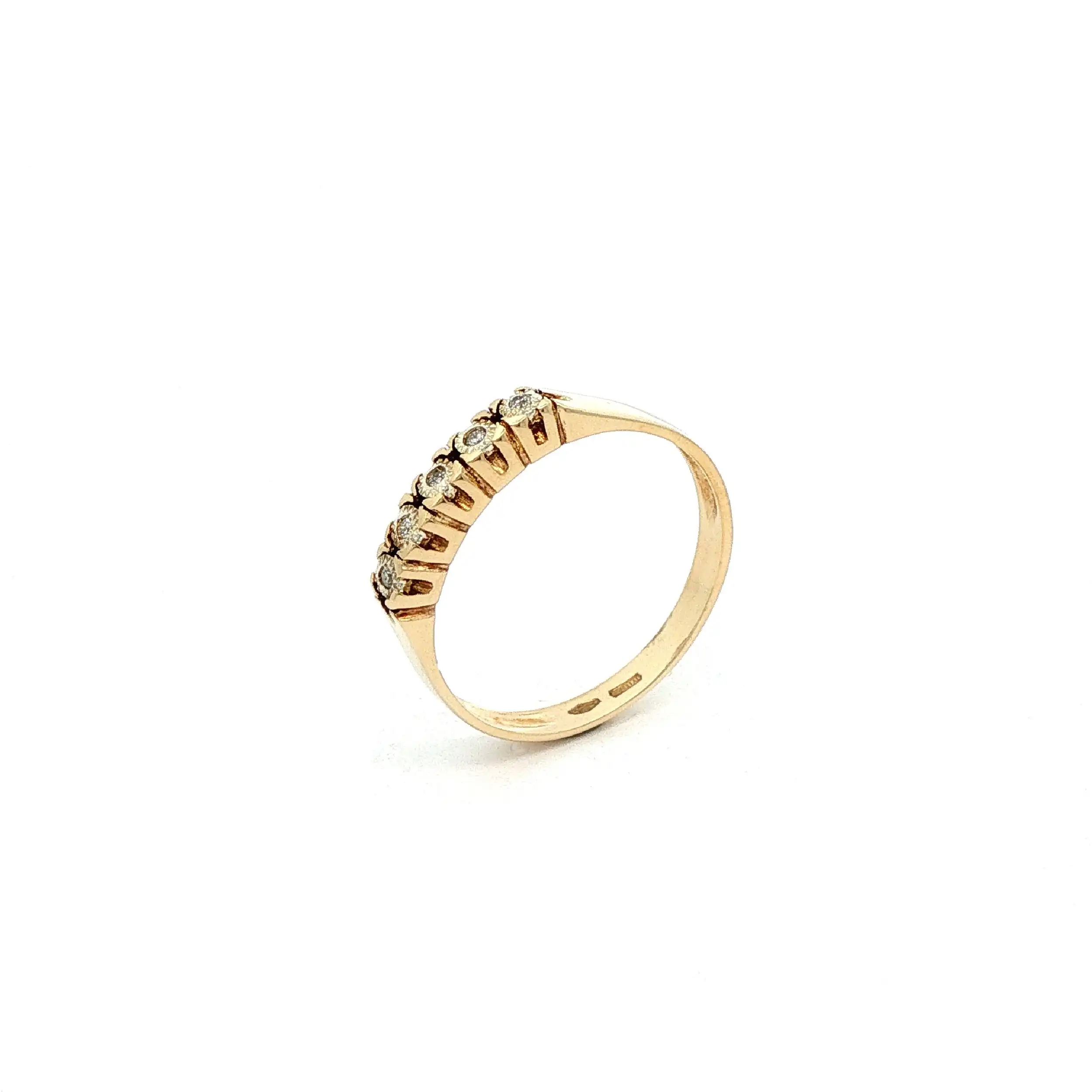 Ring Gelbgold mit Brillanten