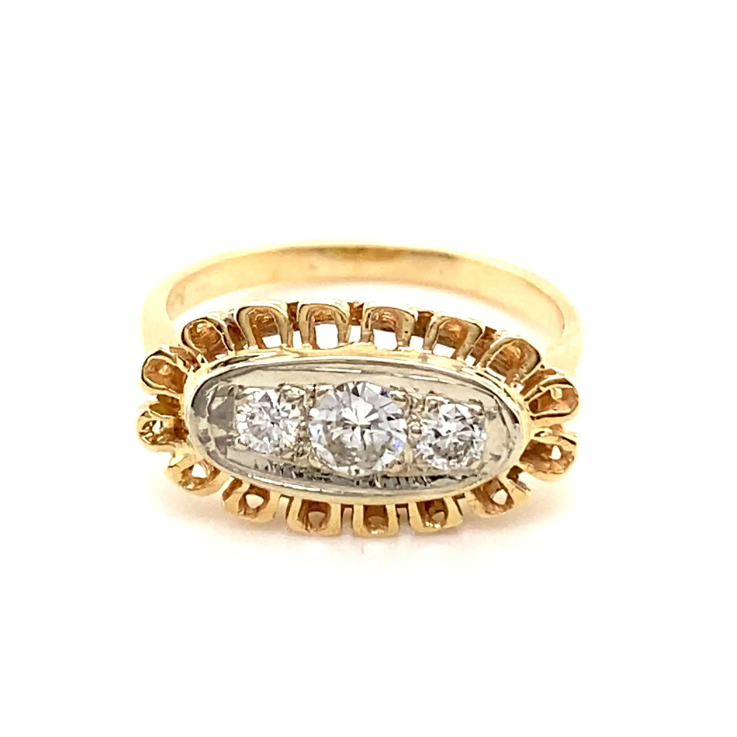 Ring Bicolor mit Brillanten Ring Bicolor mit Brillanten