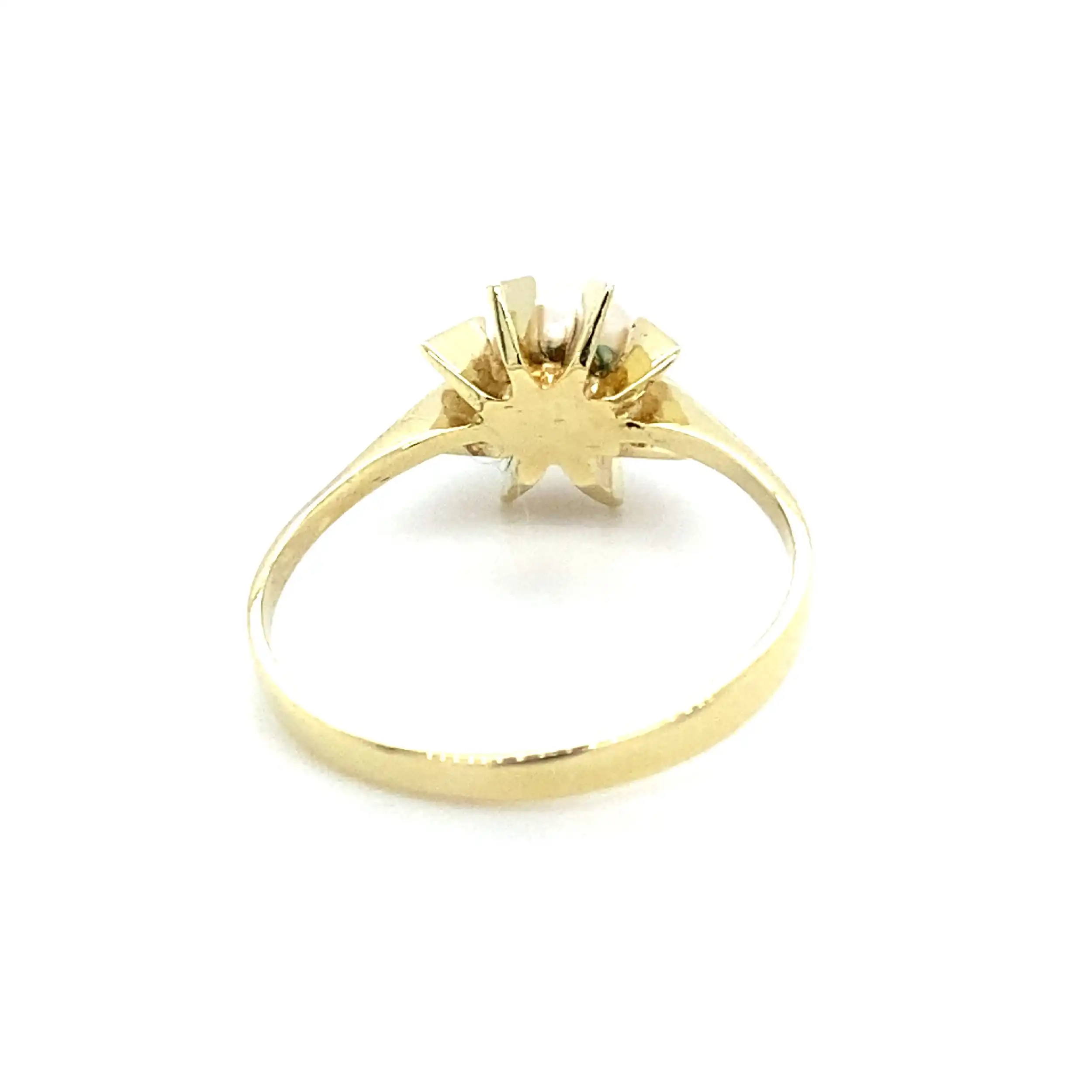 Ring Gelbgold mit Perle Ring Gelbgold mit Perle