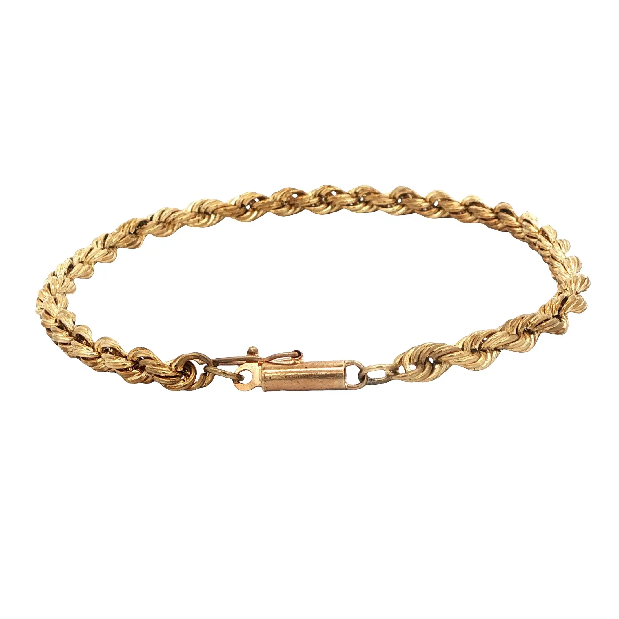 Kordelarmband Gelbgold