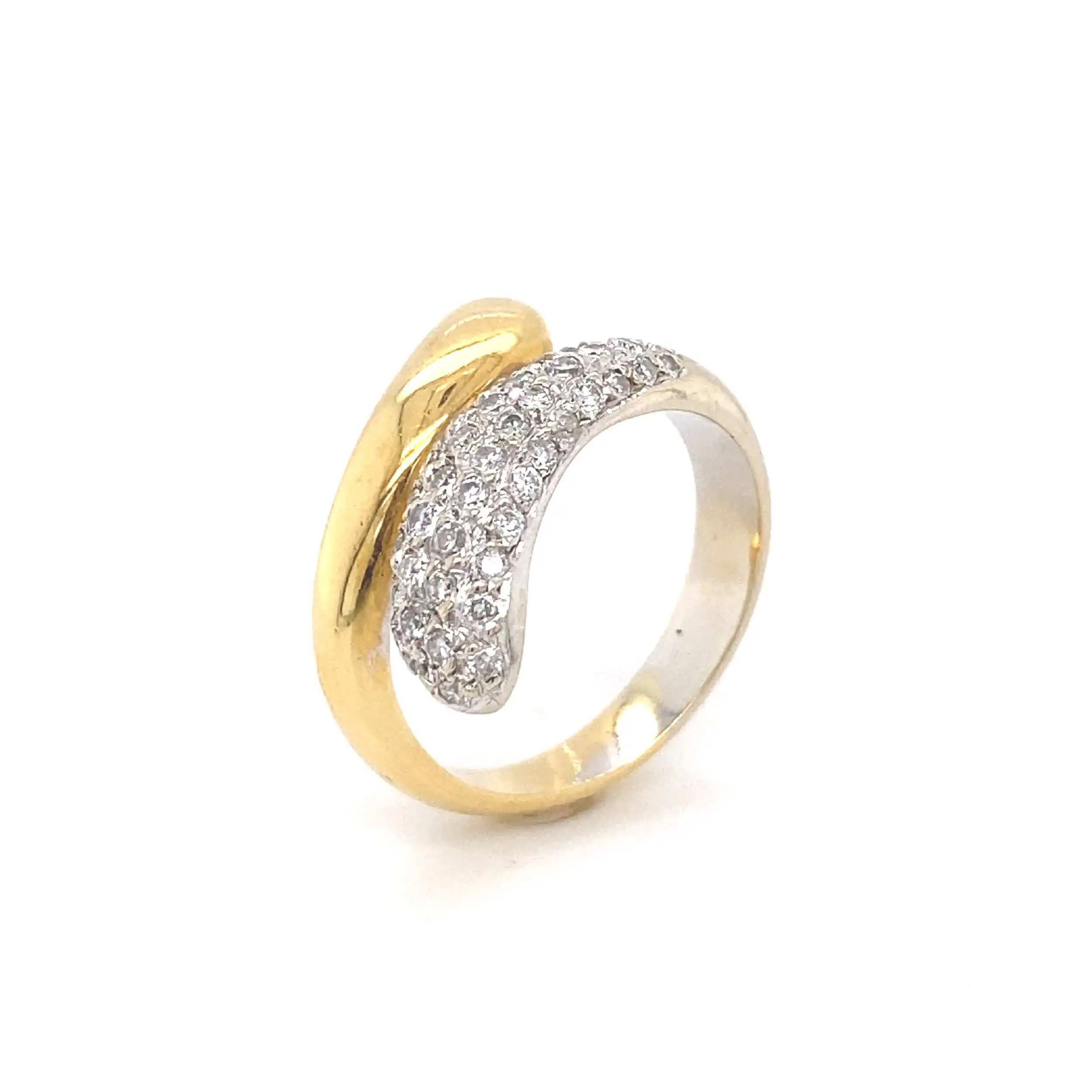 Ring Bicolor mit Brillanten Ring Bicolor mit Brillanten