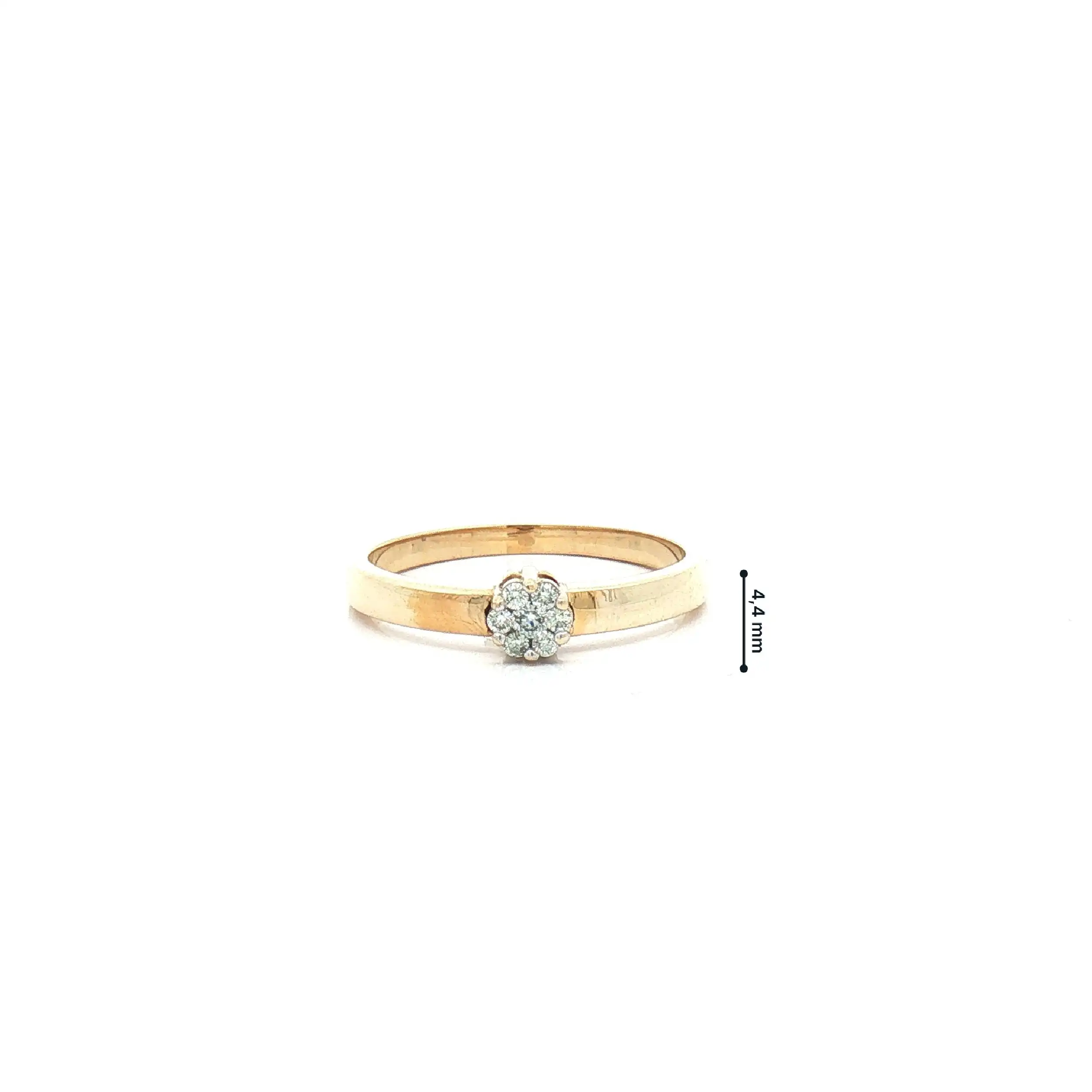 Ring Gelbgold mit Brillanten Christ