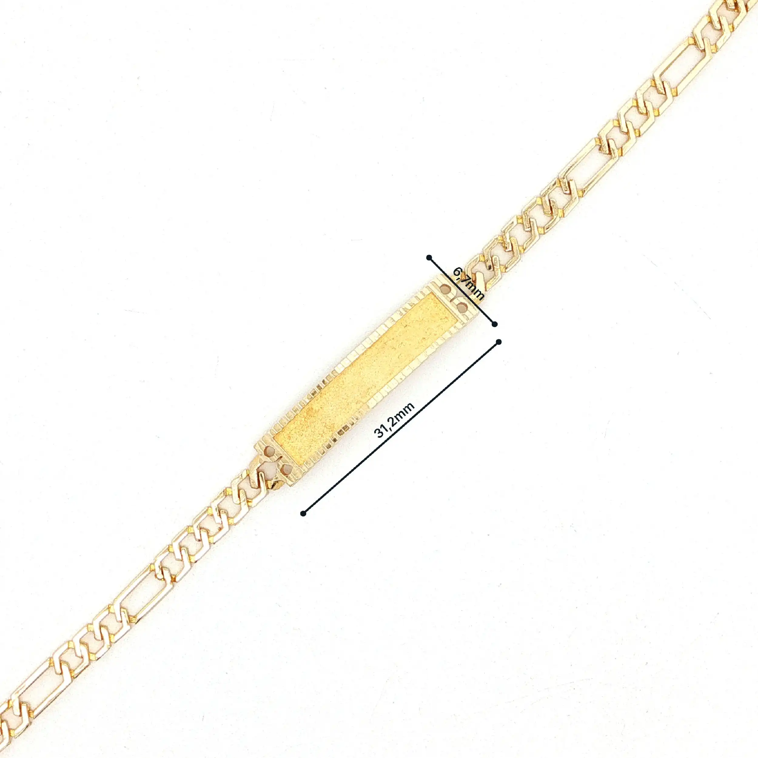 Identarmband Gelbgold