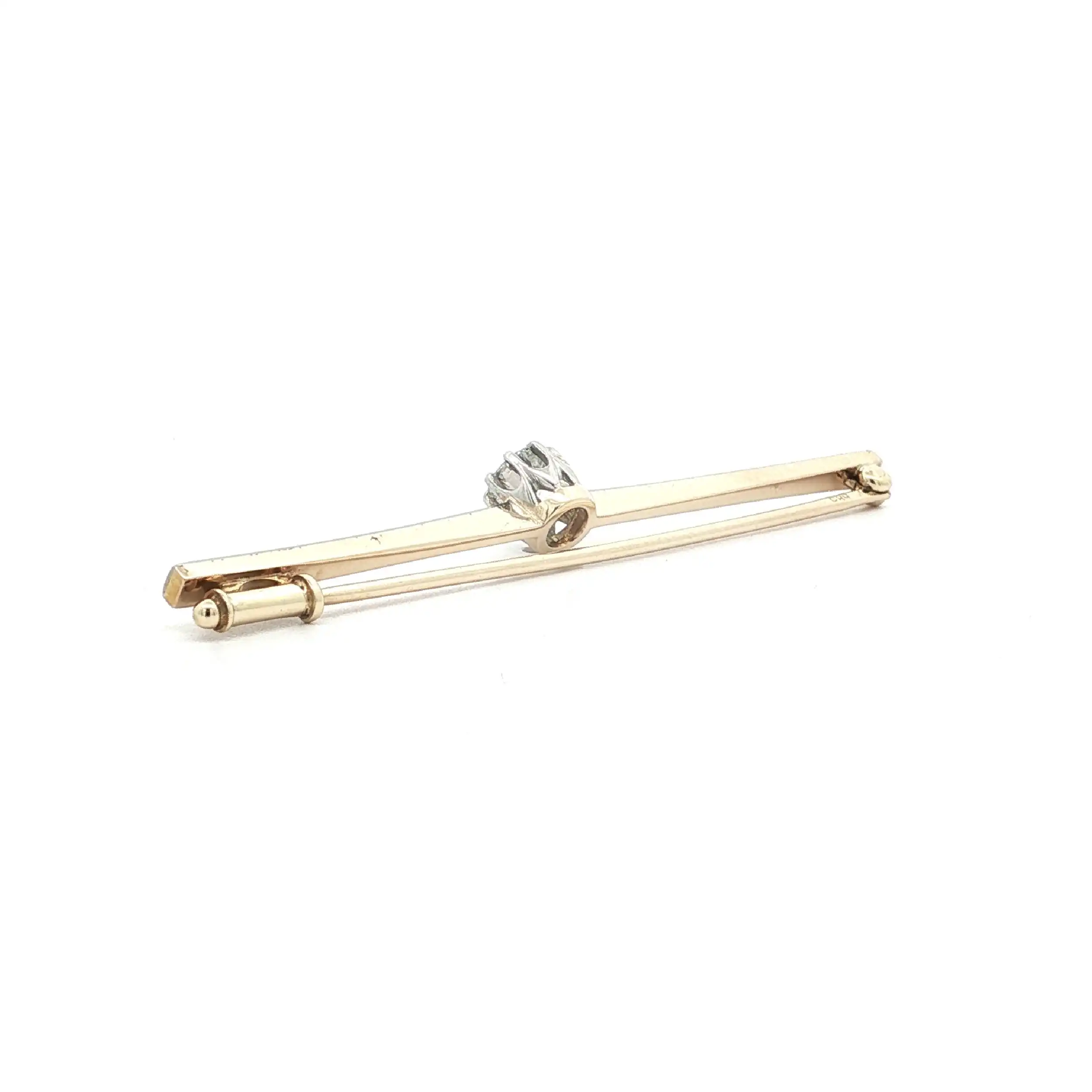 Nadel Gelbgold mit Brillant Nadel Gelbgold mit Brillant