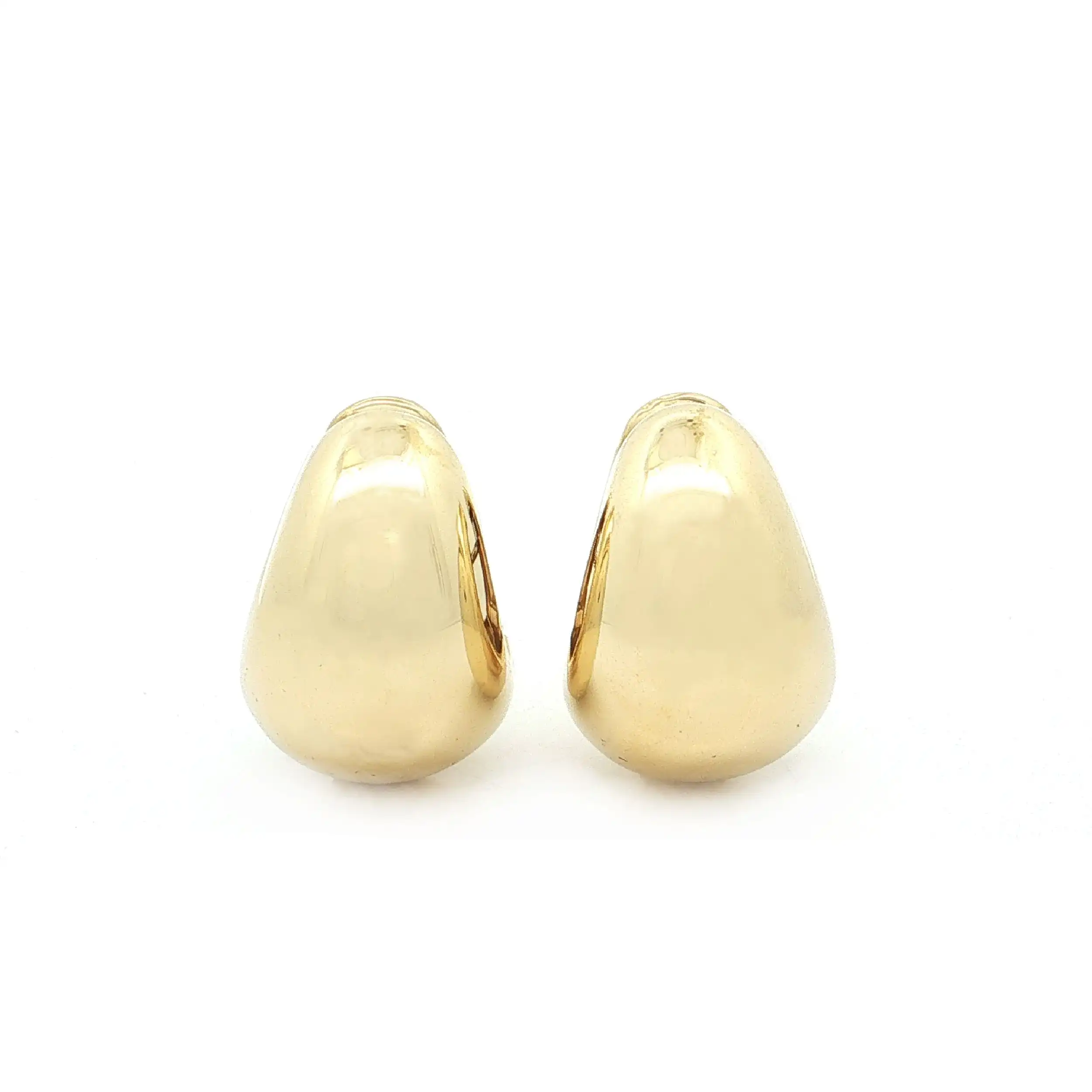 Creolen Gelbgold "Tropfen" Creolen Gelbgold "Tropfen"