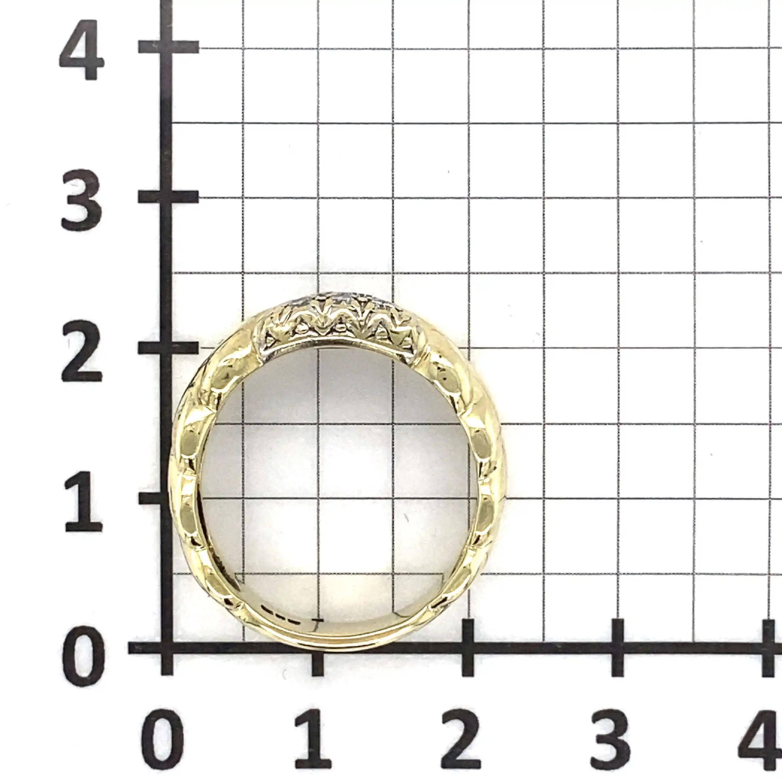 Ring Gelbgold mit Brillanten in Pavé-Fassung Ring Gelbgold mit Brillanten in Pavé-Fassung
