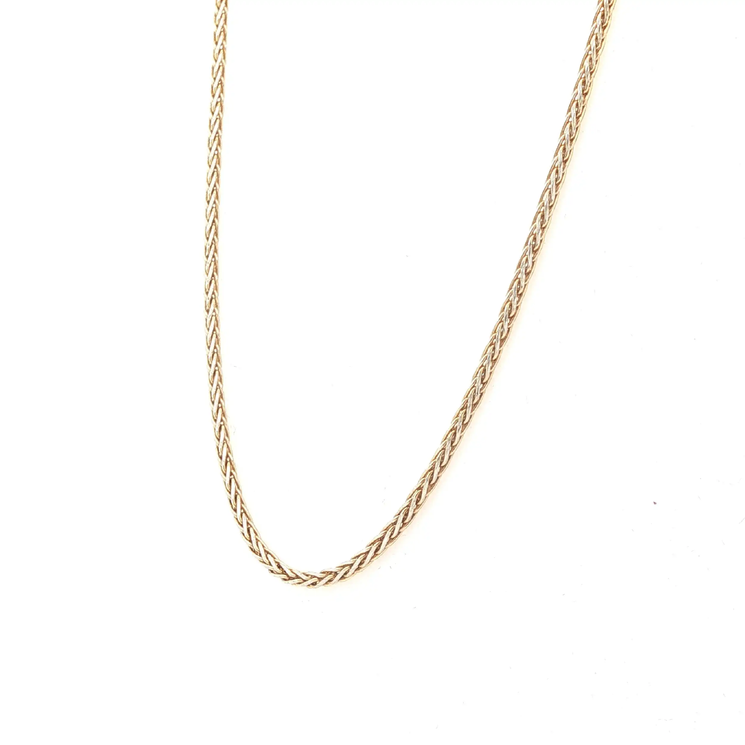 Zopfkette Gelbgold